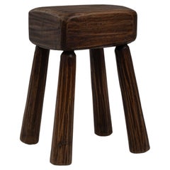 Used 20th Century French Wooden Stool