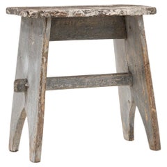 20th Century French Wooden Stool
