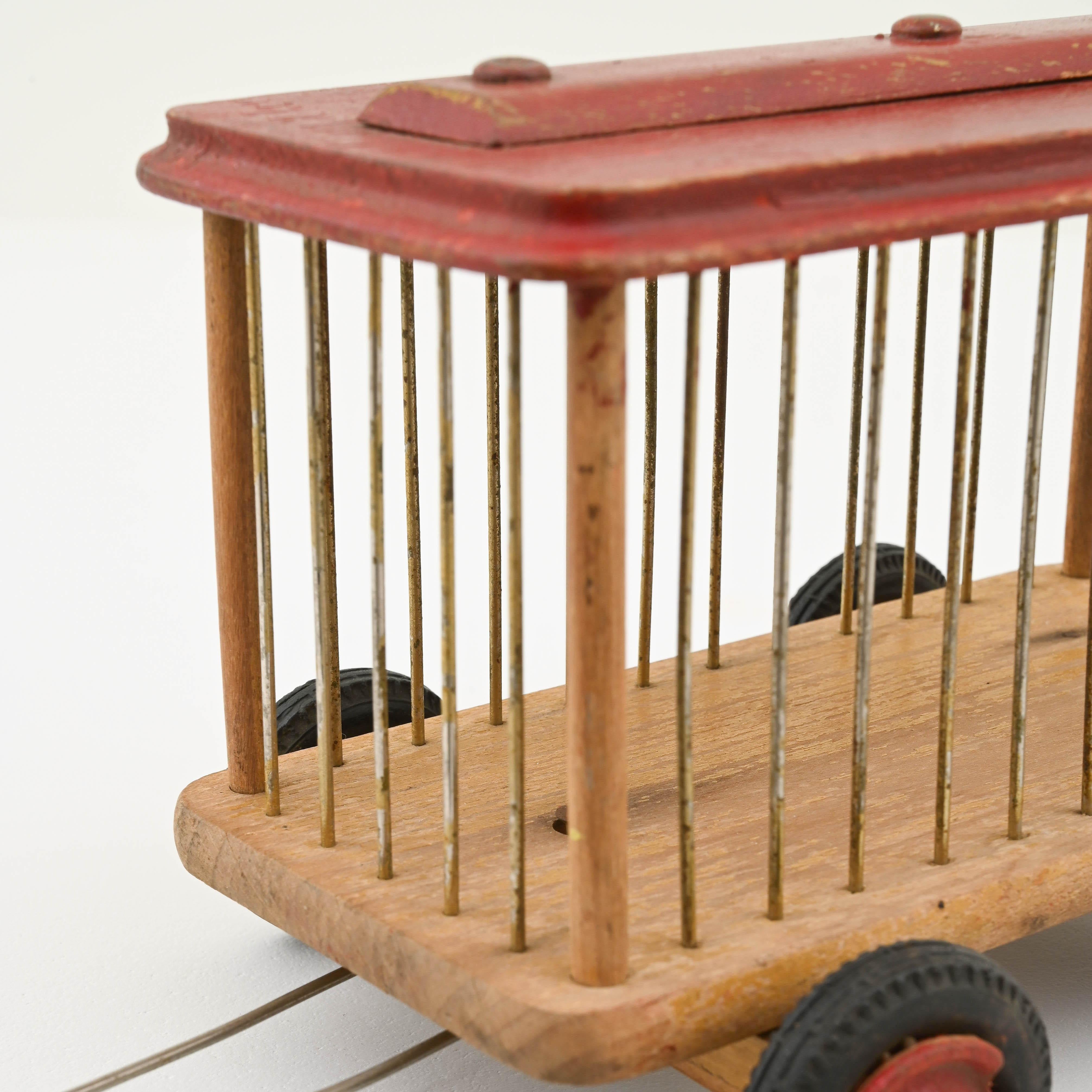 20th Century French Wooden Toy Car For Sale 2