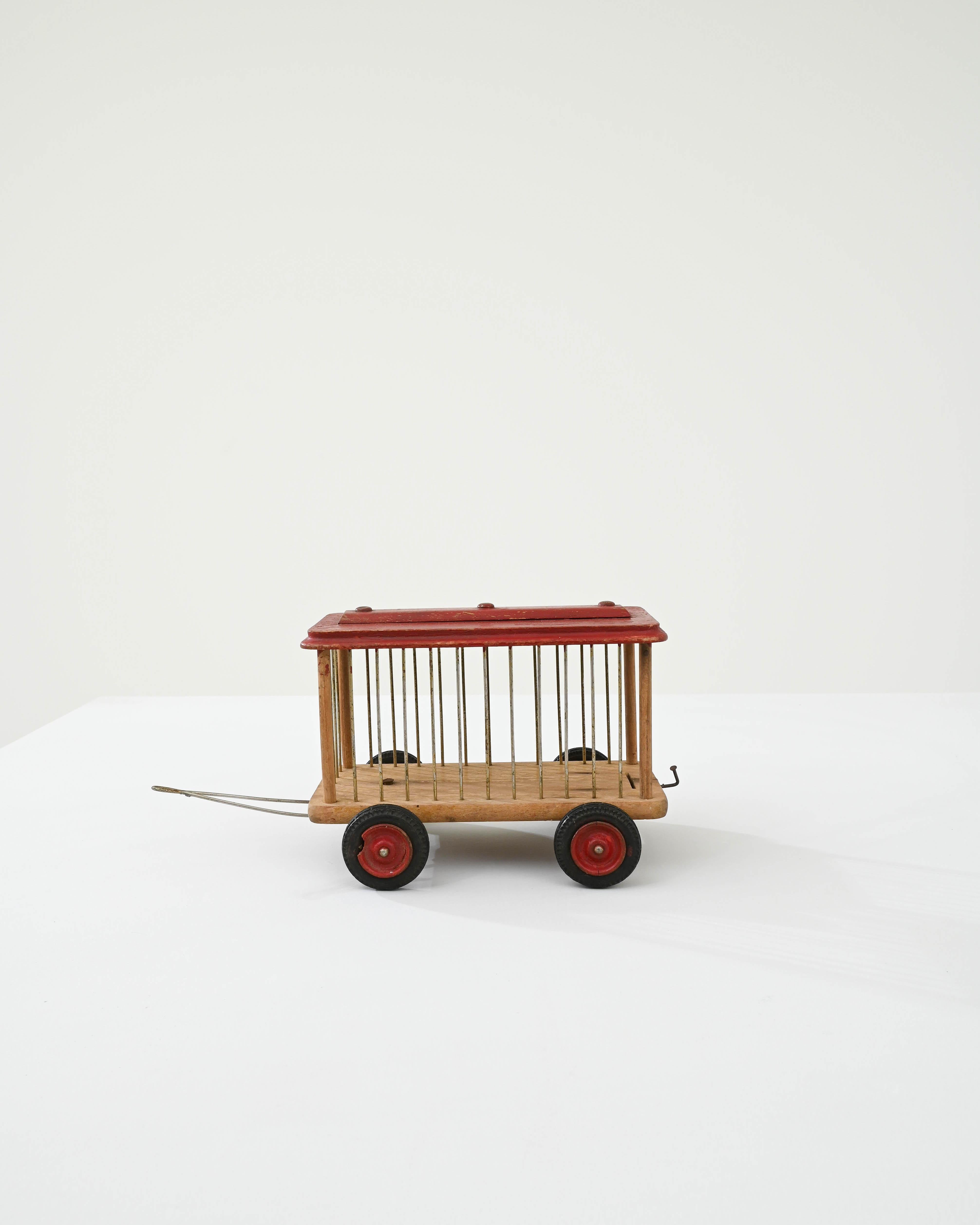 20th Century French Wooden Toy Car For Sale 4