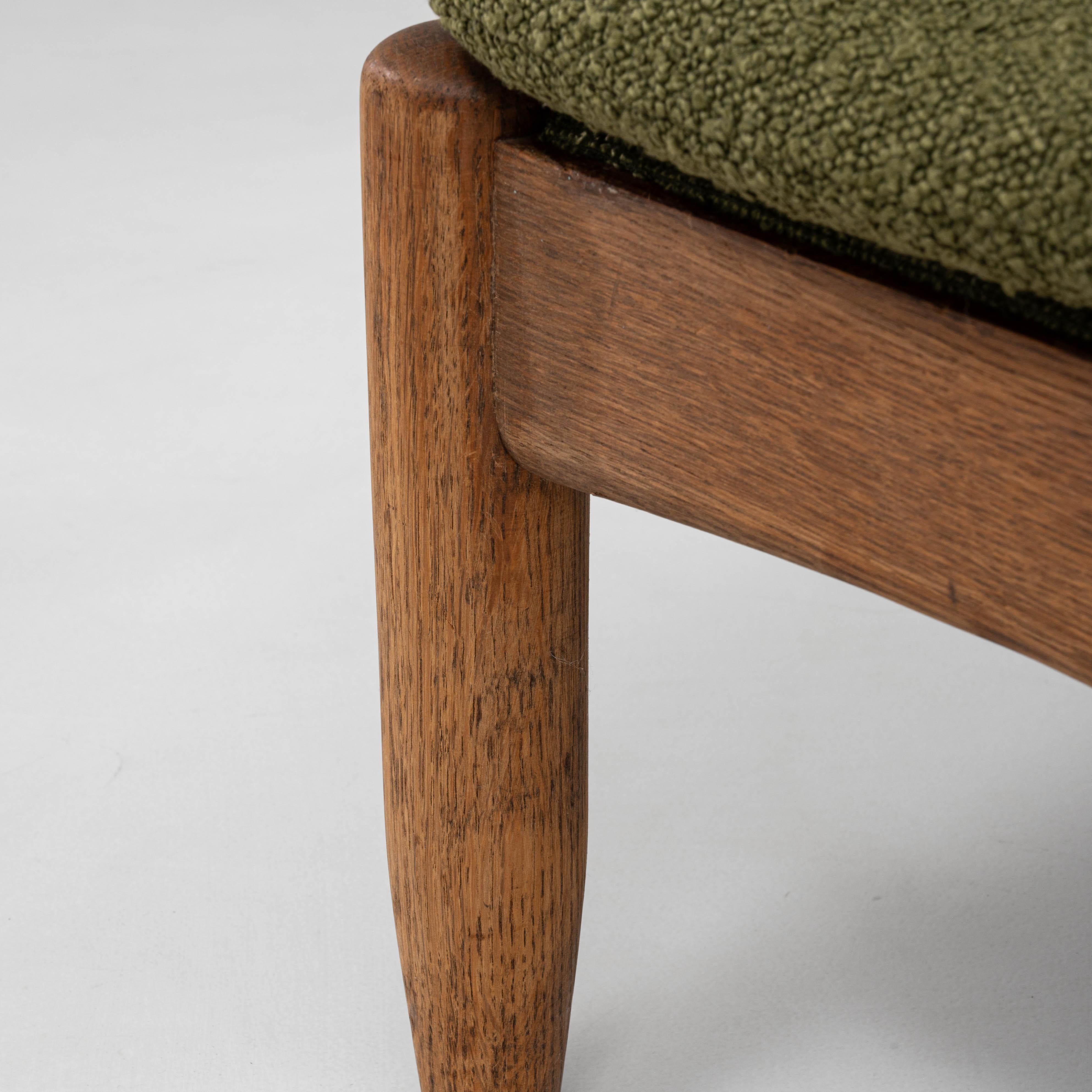 Ottoman en bois français du 20e siècle en vente 5