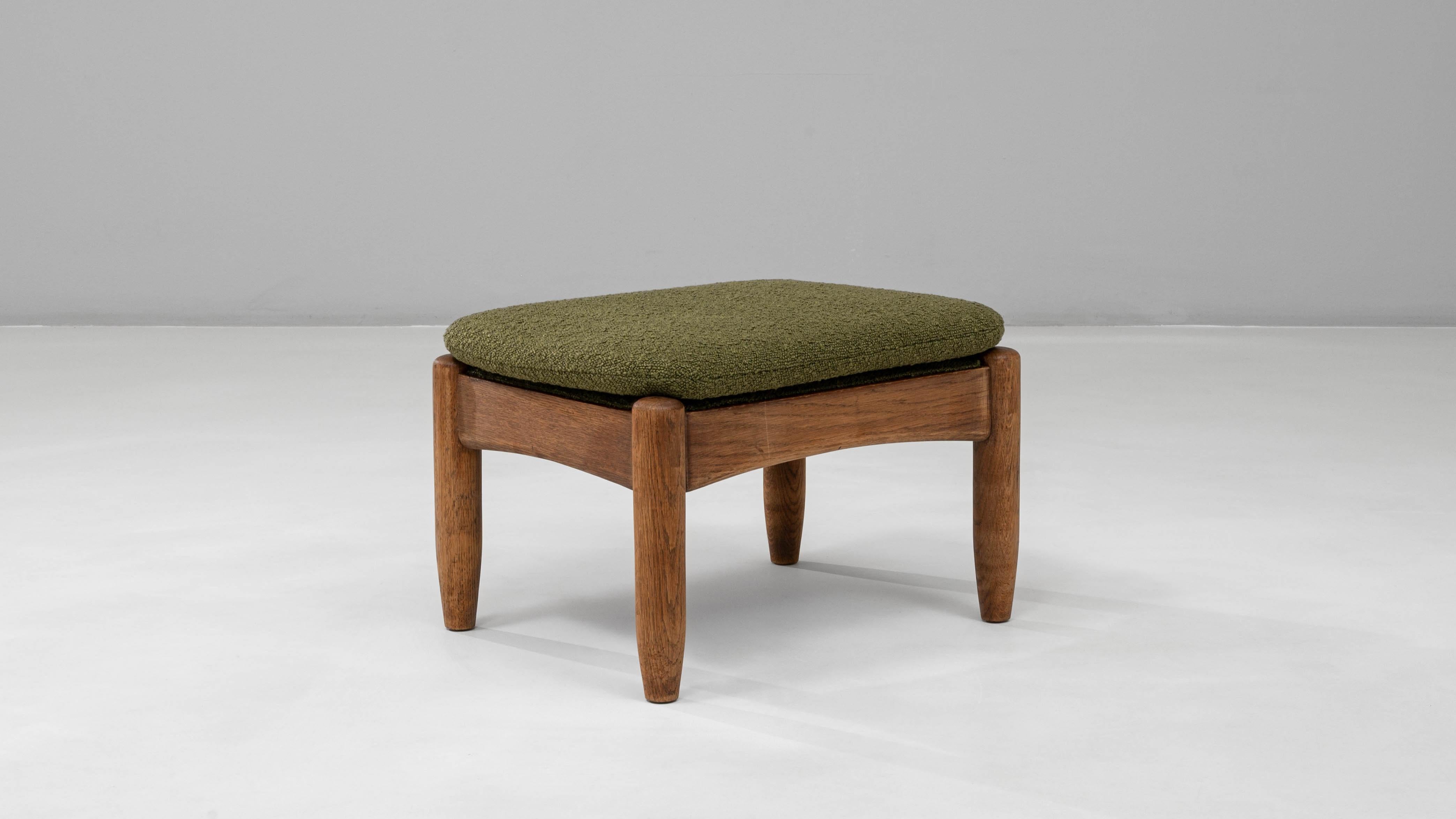 Ottoman en bois français du 20e siècle en vente 3