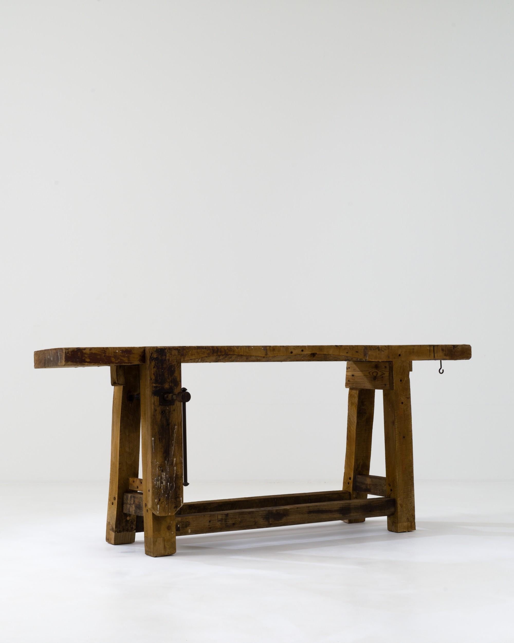 20th Century French Wooden Work Table For Sale 10