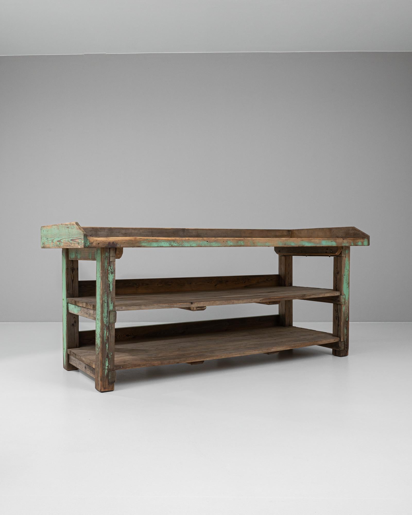 20th Century French Wooden Work Table For Sale 1