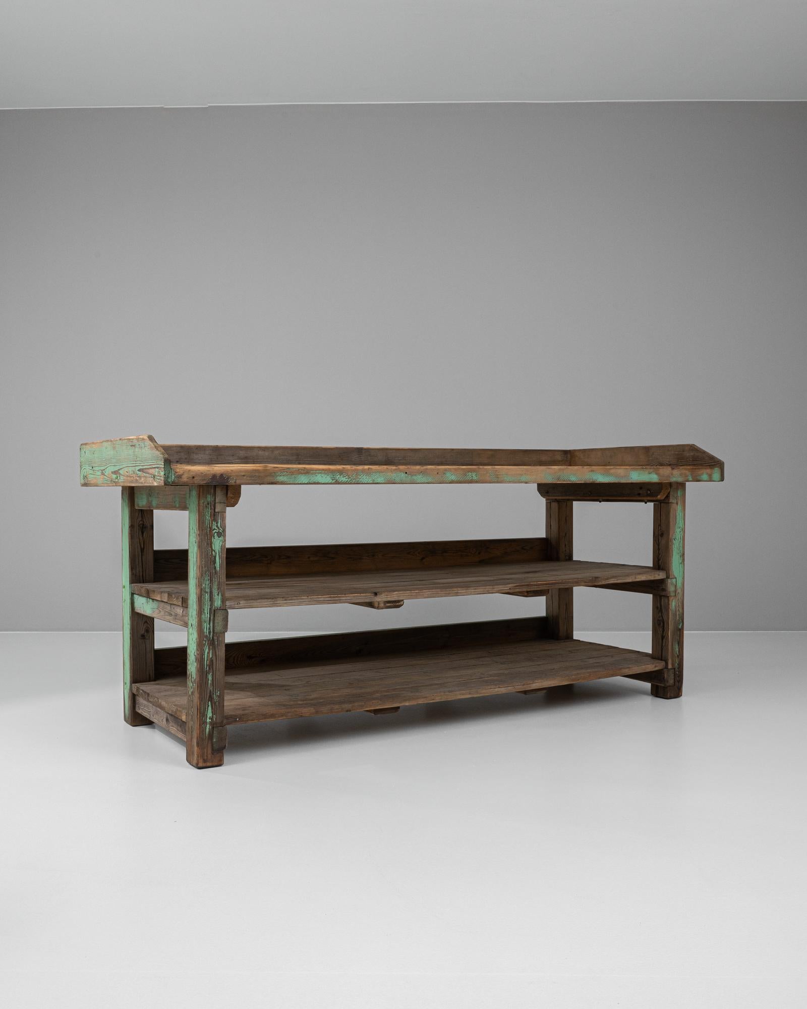 20th Century French Wooden Work Table For Sale 2