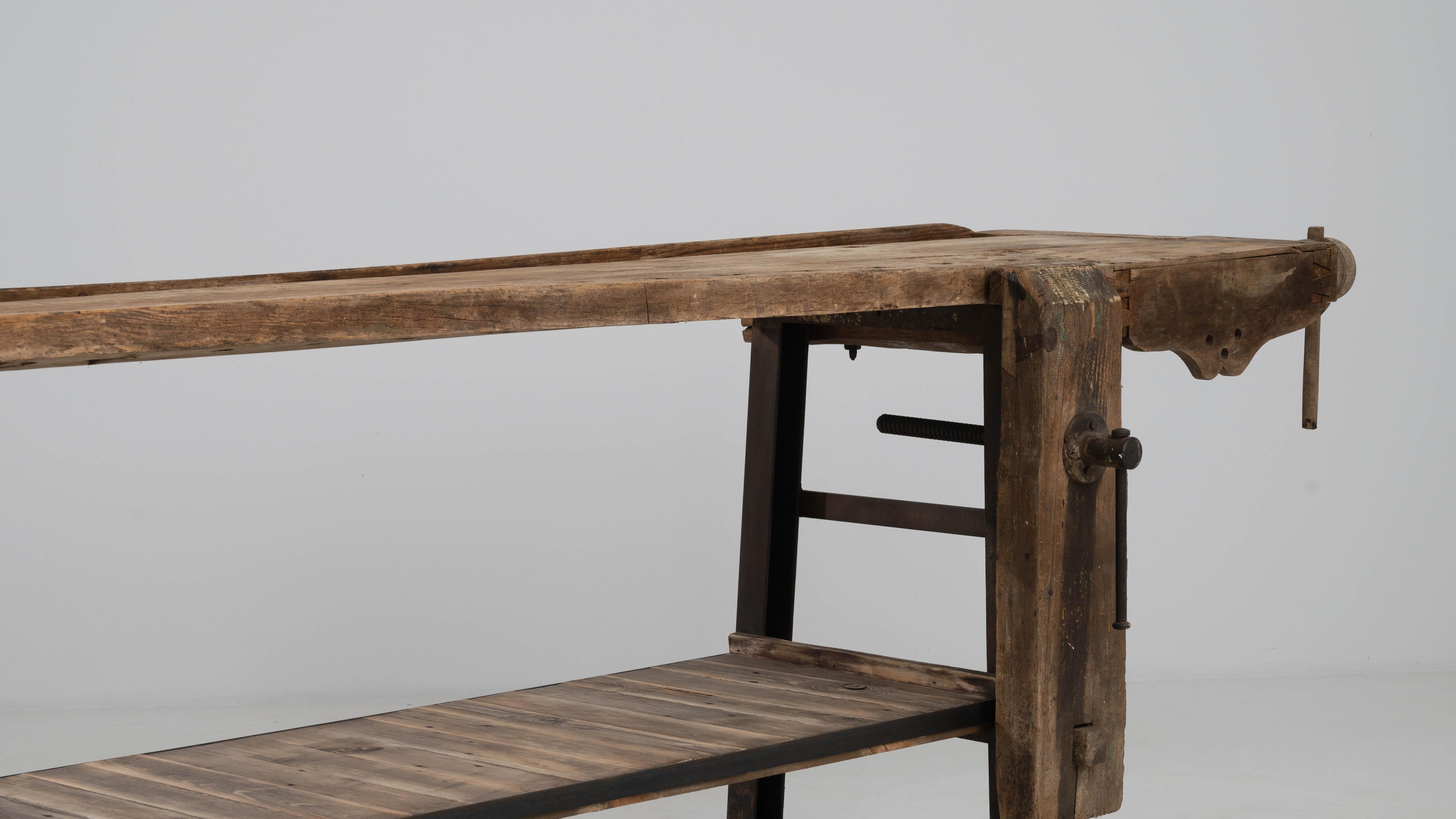 20th Century French Wooden Work Table For Sale 3