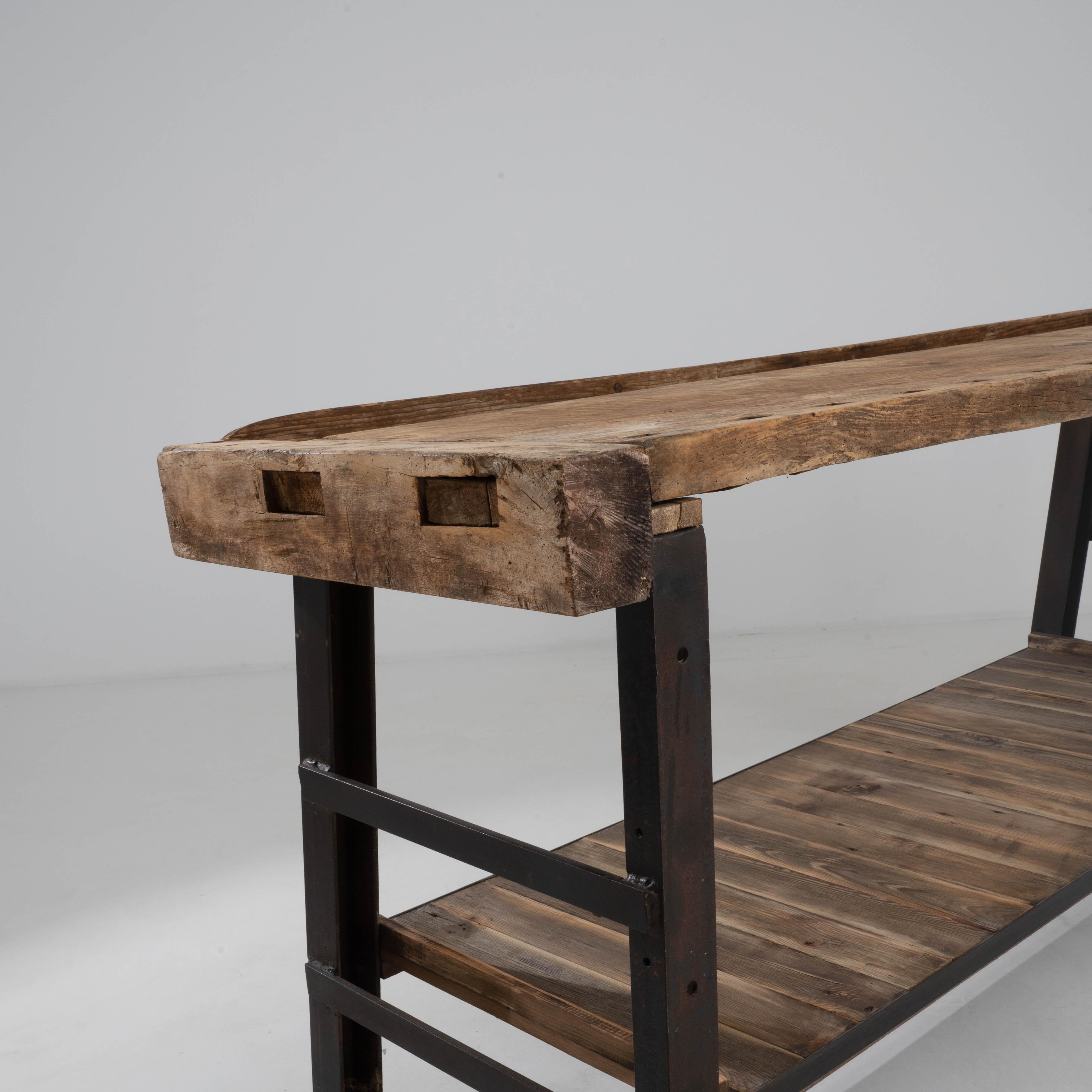 20th Century French Wooden Work Table For Sale 5