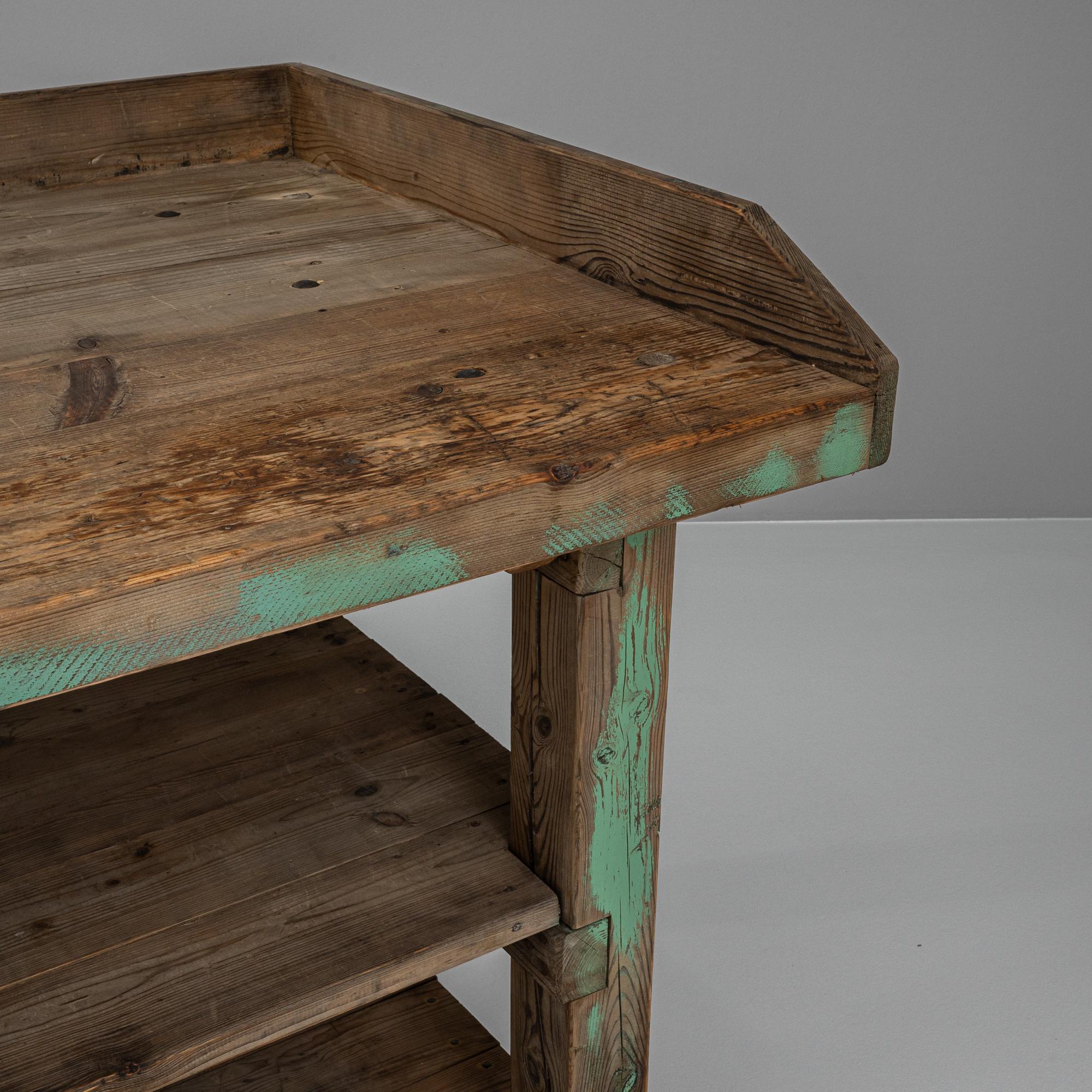 20th Century French Wooden Work Table For Sale 6