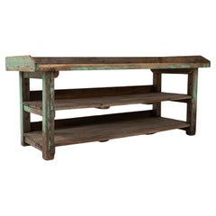 Used 20th Century French Wooden Work Table