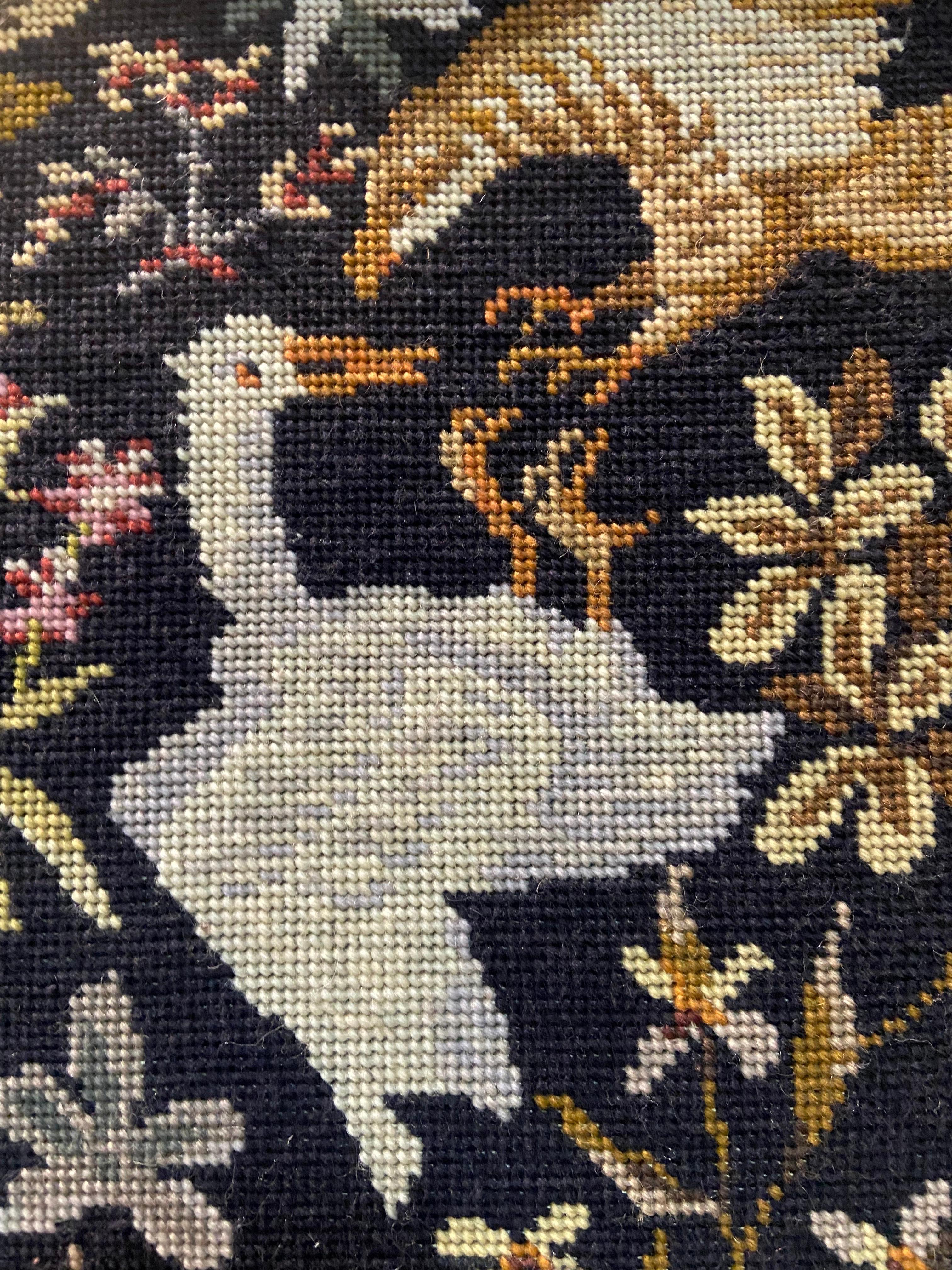 Französischer Wandteppich aus Wolle im Stil der Aubusson-Manufaktur aus dem 20. Jahrhundert im Angebot 2