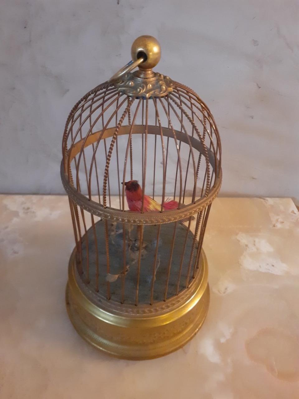 bronze bird cage