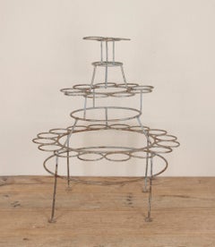 20th Century French Wrought Iron Plant Pot Stand