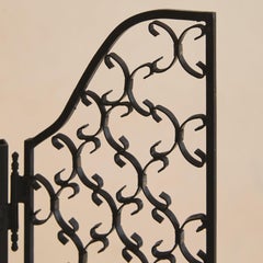 20th Century French Wrought Iron Table Mirror