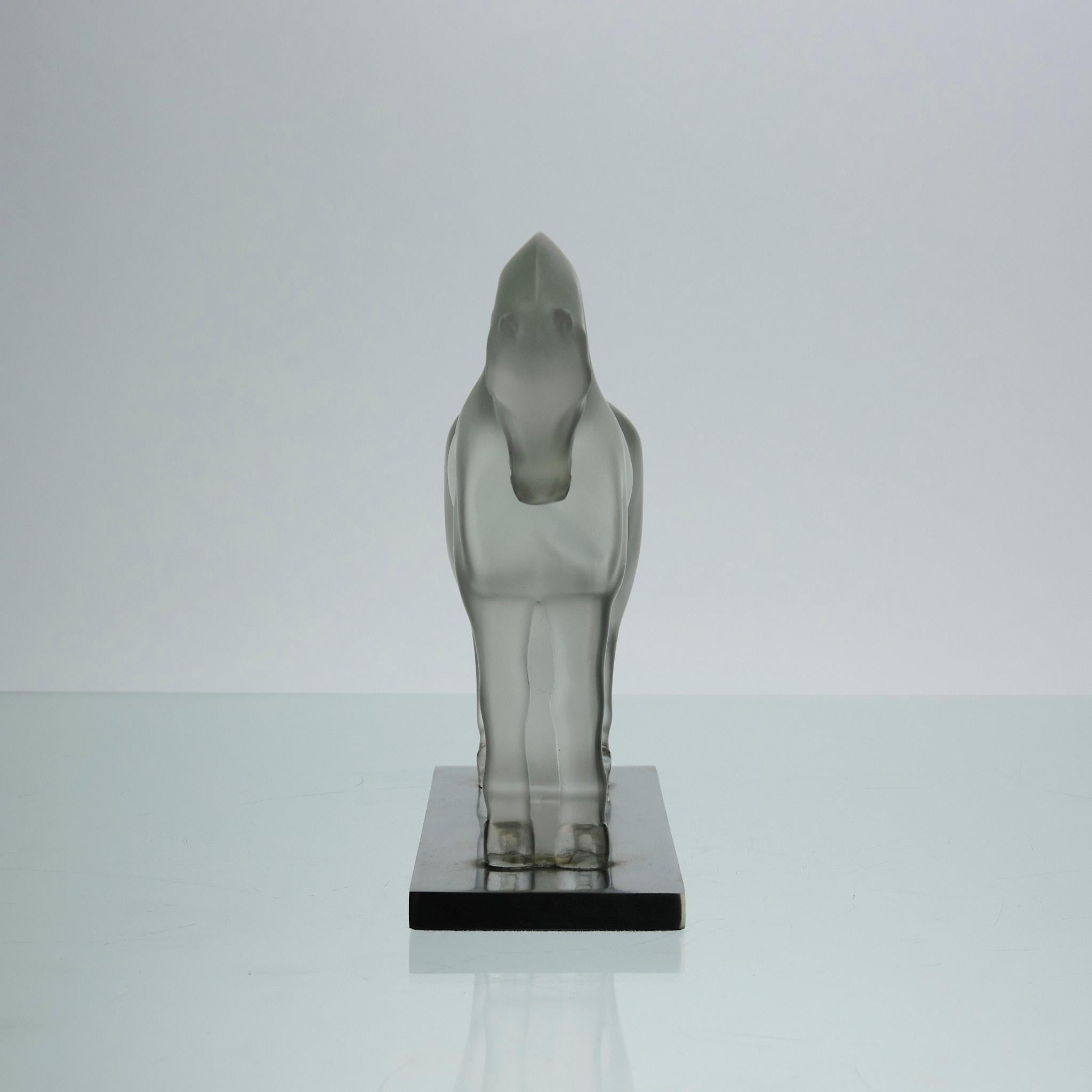 lalique horse figurine