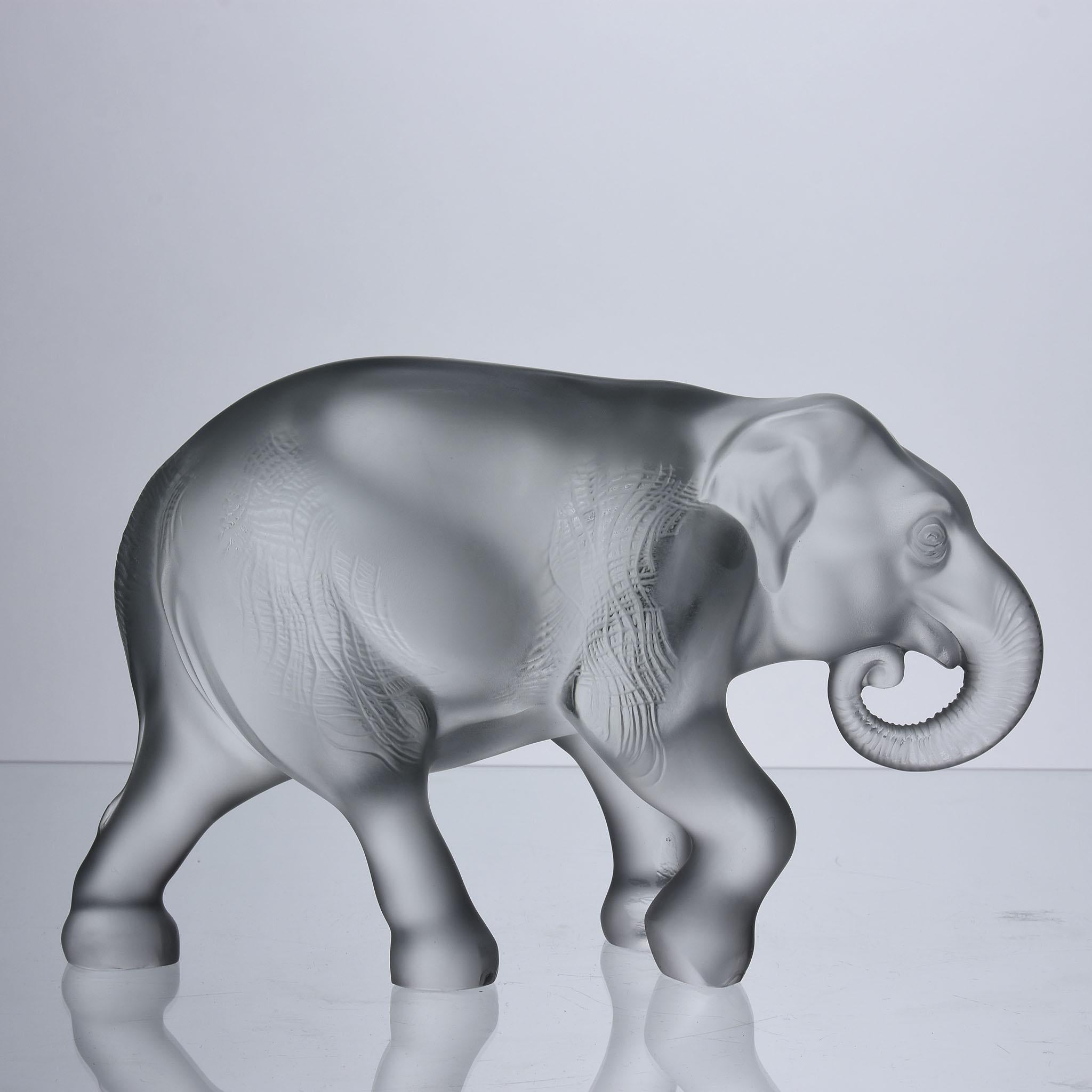 Art Nouveau 20th Century Frosted Glass Sculpture entitled 