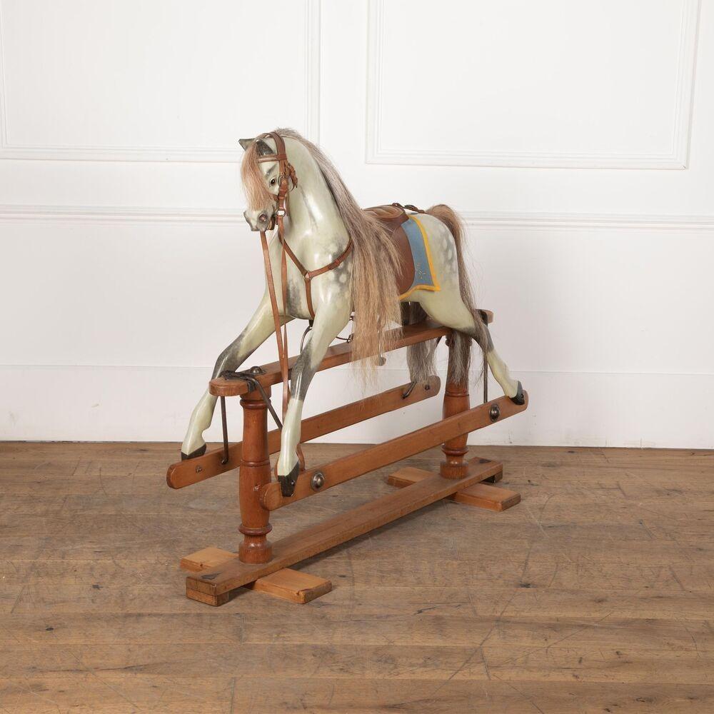 English 20th Century G Lines Rocking Horse For Sale