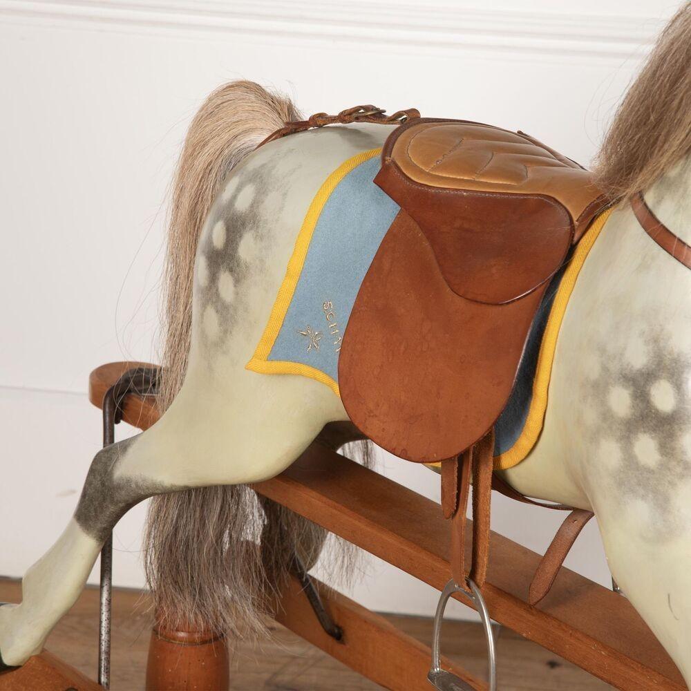 Tulipwood 20th Century G Lines Rocking Horse For Sale