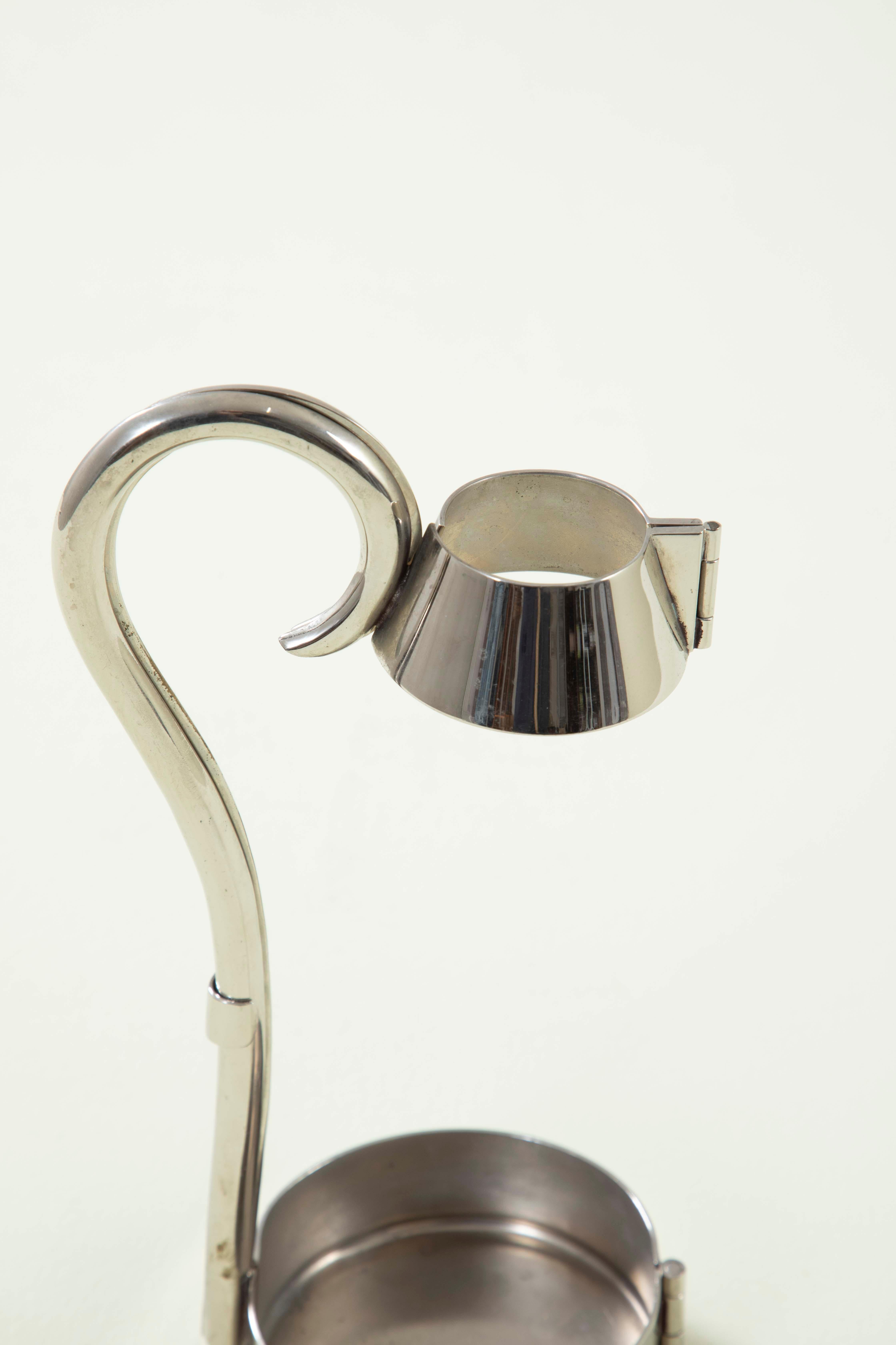 siglo XX, Gabriella Crespi Botellero de metal, 1970 en venta 4