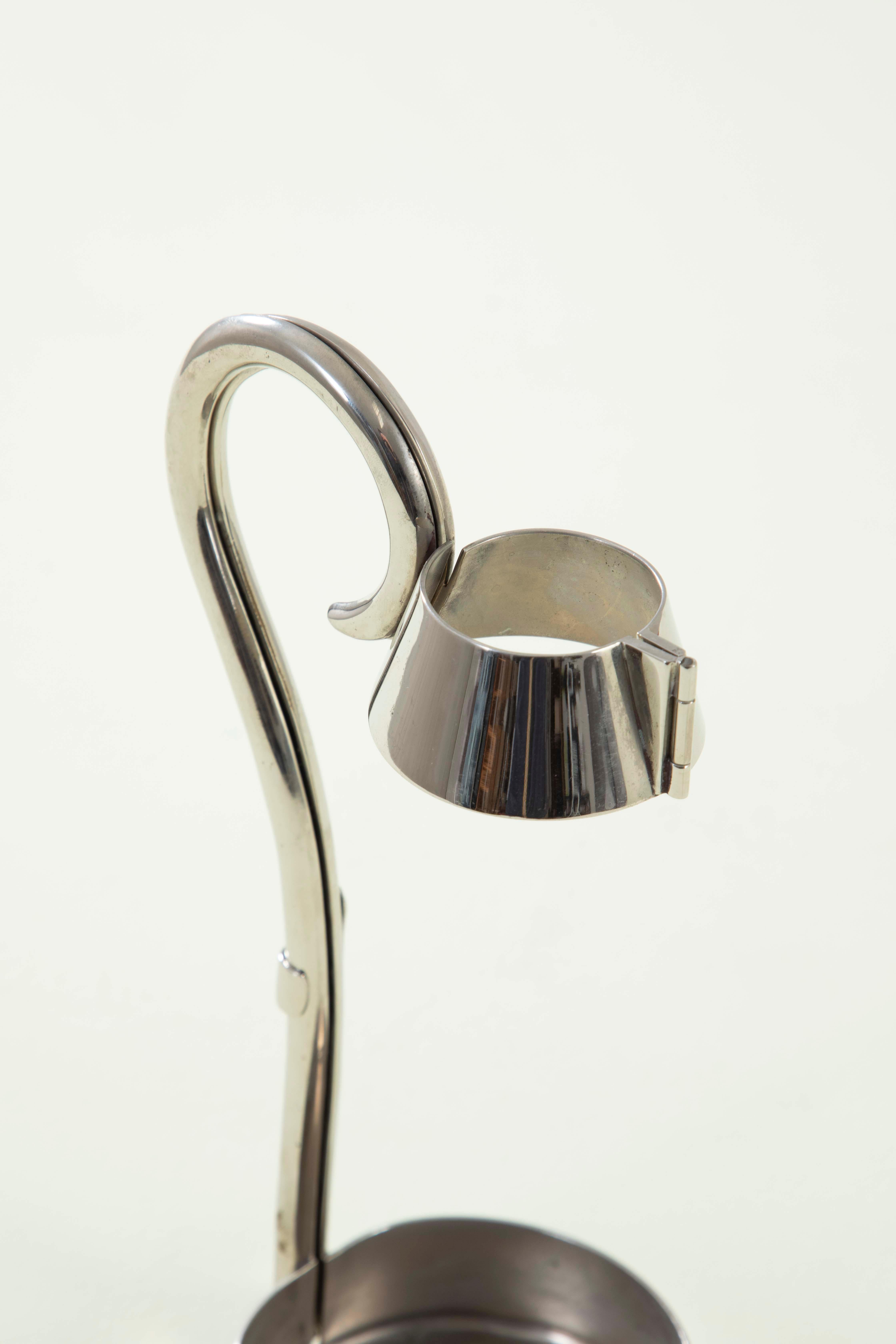 siglo XX, Gabriella Crespi Botellero de metal, 1970 en venta 5