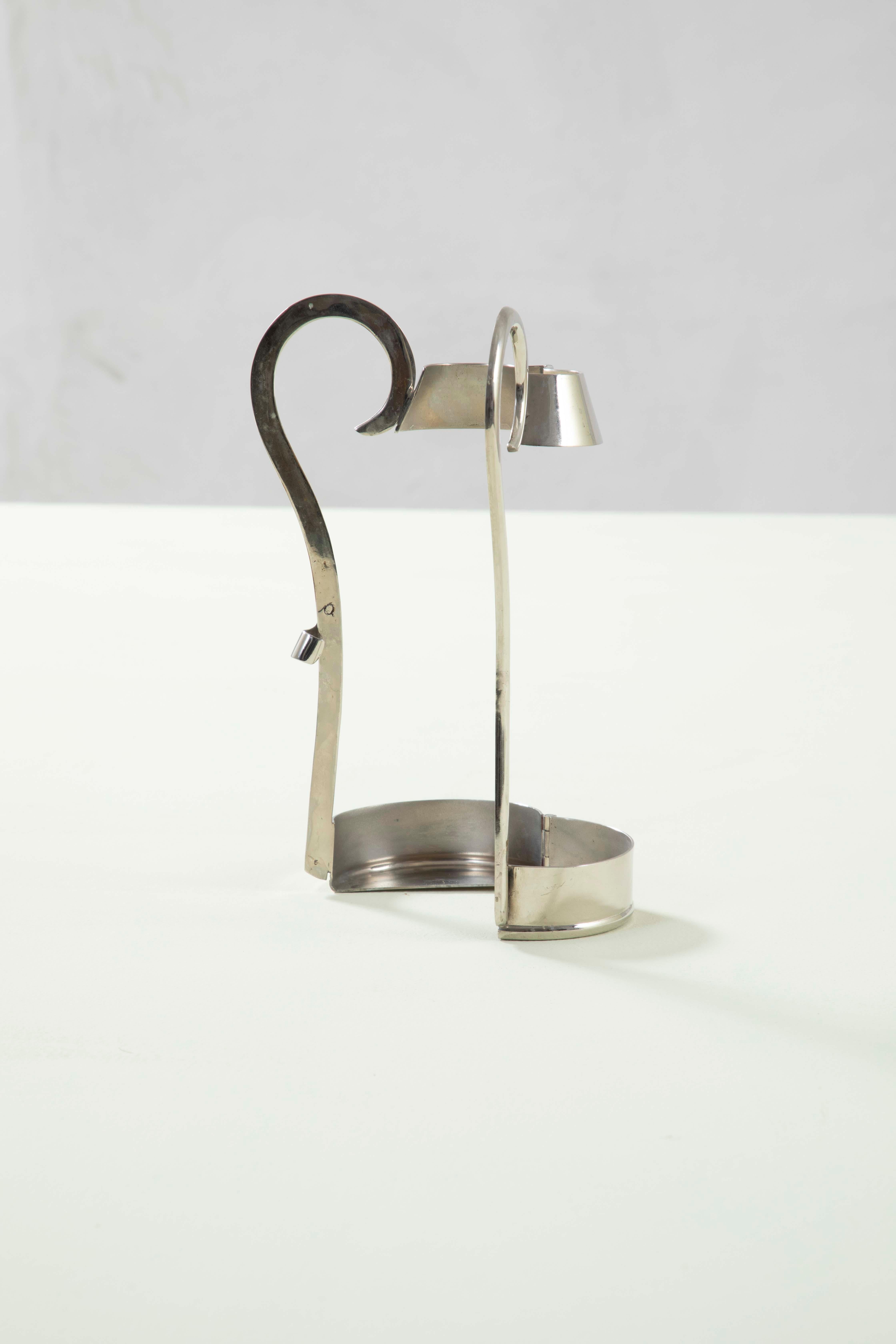 siglo XX, Gabriella Crespi Botellero de metal, 1970 en venta 6