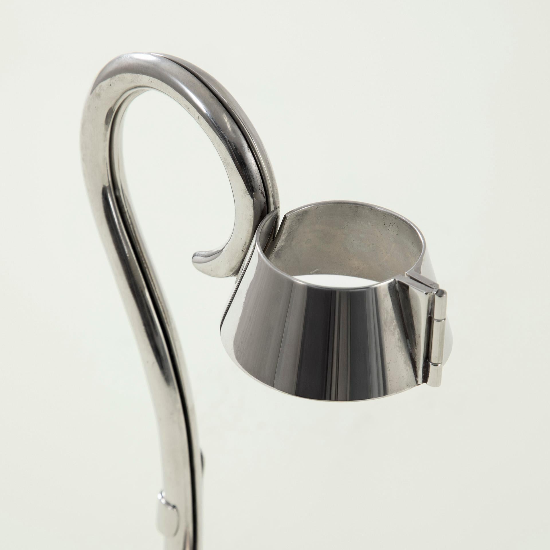 20th Century, Gabriella Crespi Metal Bottle Holder, 1970 en venta 2