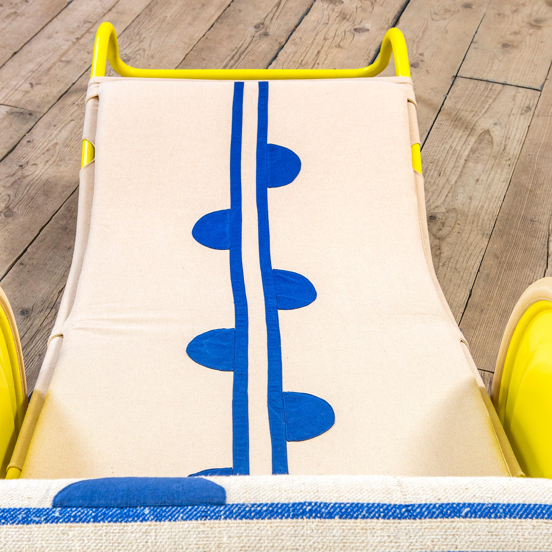 Siglo XX Gae Aulenti para Poltronova Rara Chaise Longue Locus Solus Italiano en venta