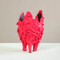 20th Century, Gaetano Pesce Resin Vase mod. Lava