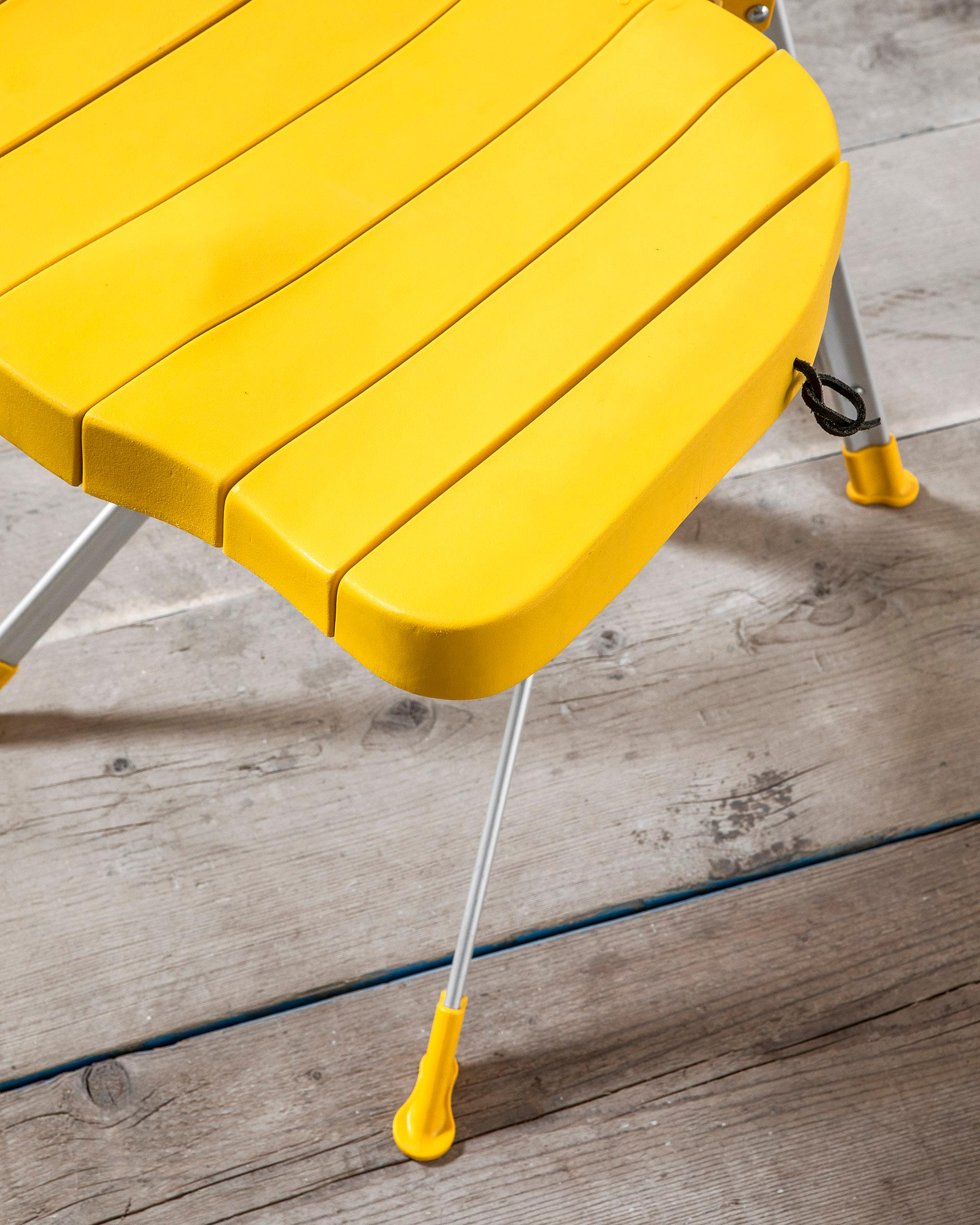 Modern 20th Century Gaetano Pesce Umbrella Chair Folding and Transportable Yellow For Sale