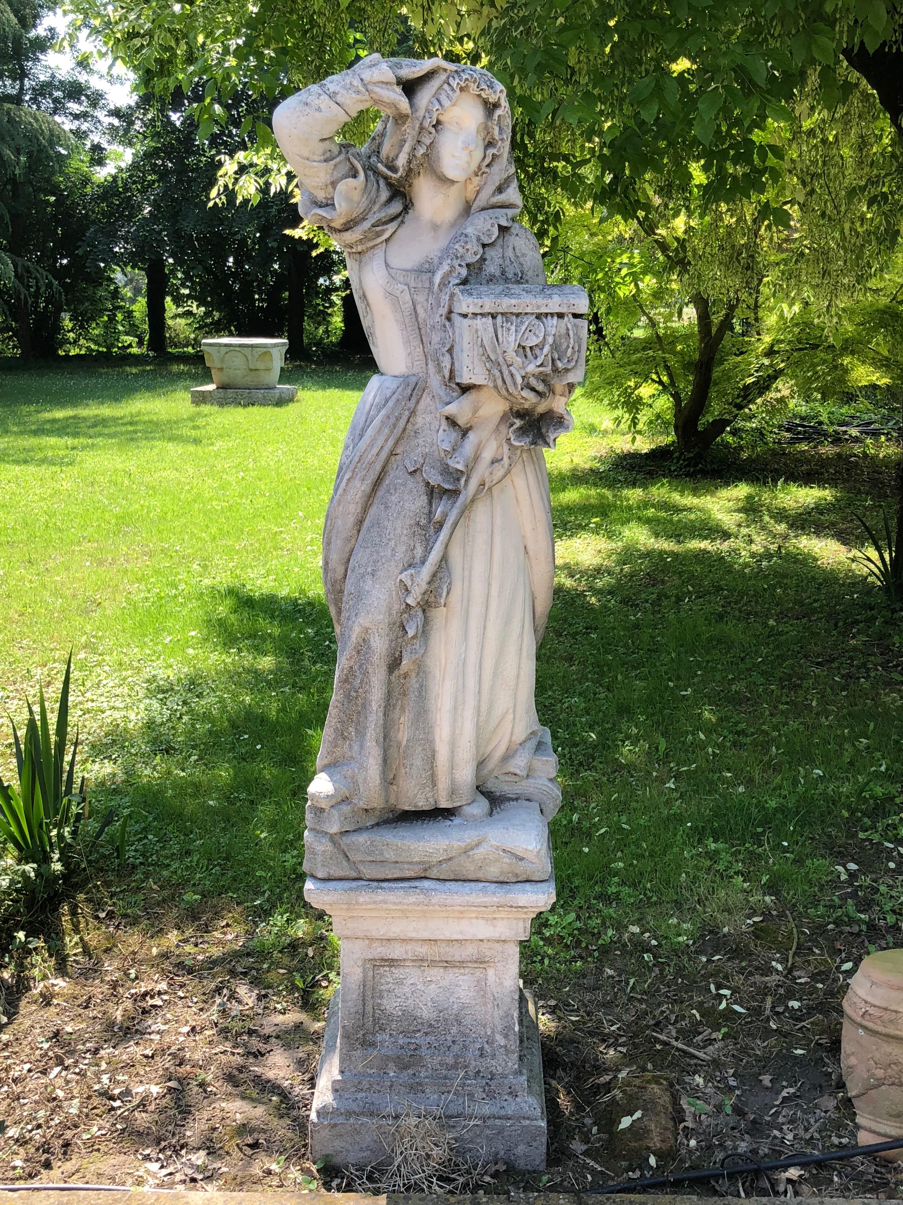 Italian 20th Century Garden Statue