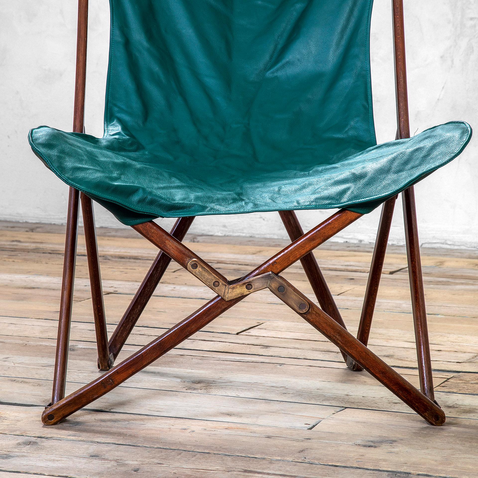 Mid-Century Modern 20th Century, Gavina Studio Pair of Leather Chairs mod. Tripolina For Sale