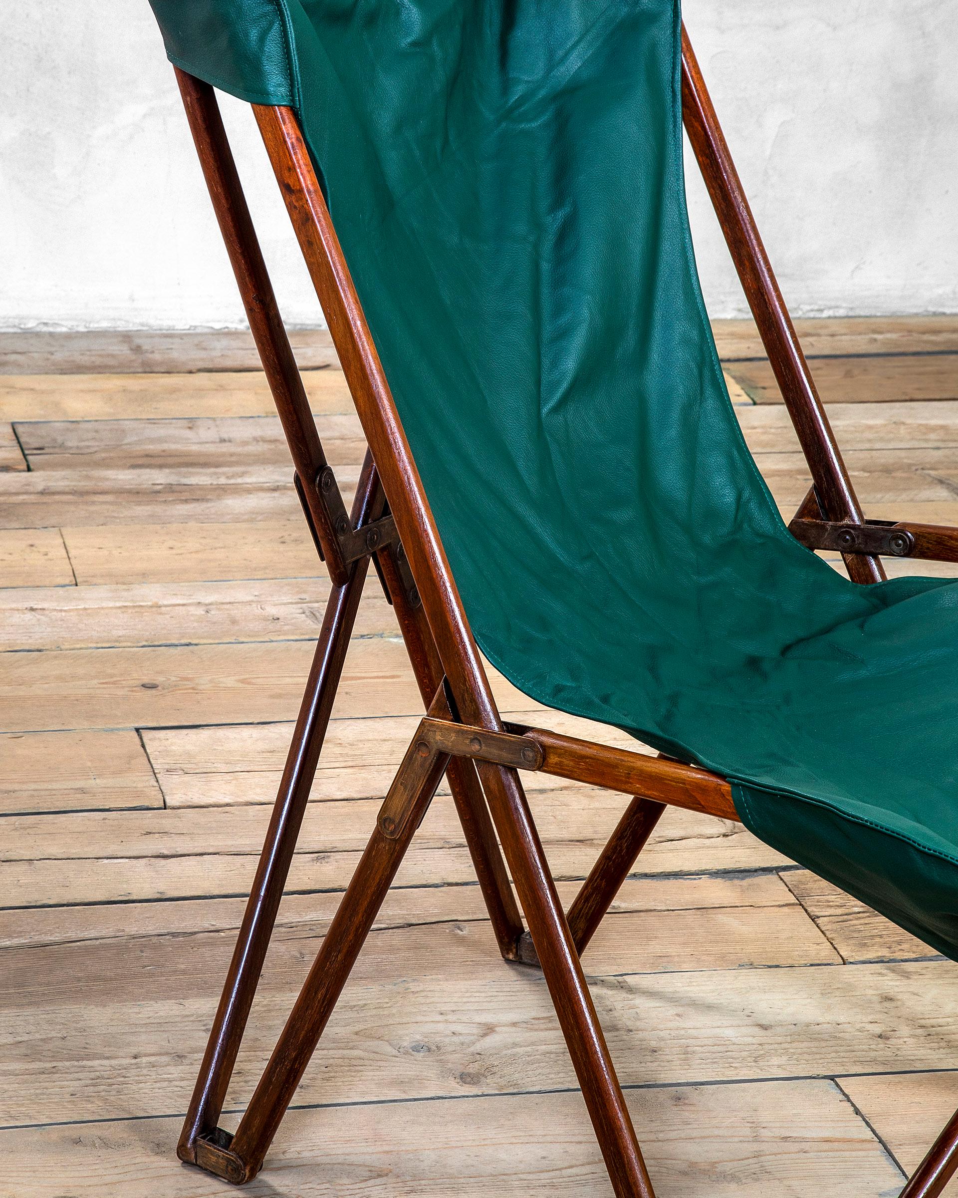 20th Century, Gavina Studio Pair of Leather Chairs mod. Tripolina In Good Condition For Sale In Turin, Turin