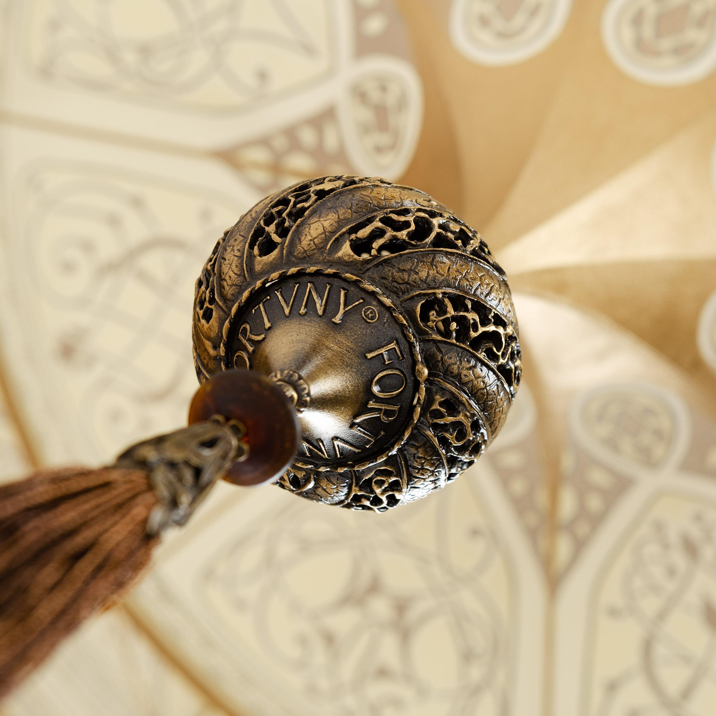 20th Century Geometric Silk Pendant Lamp by Fortuny 1