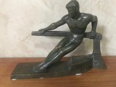 20th Century George Gori Art Deco Bronze Sculpture, 1930s