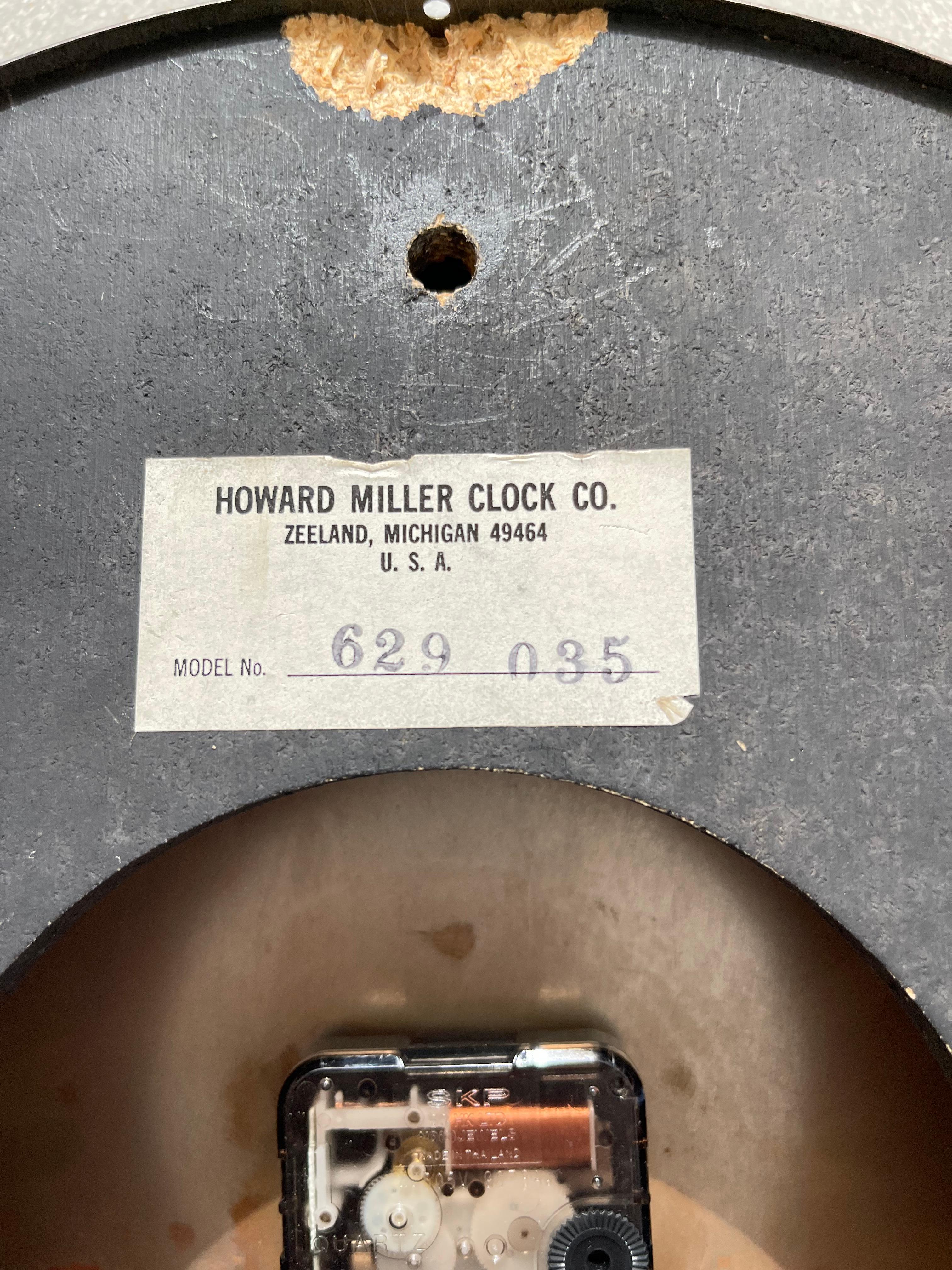 20th Century Large George Nelson & Associates for Howard Miller Clock Co In Good Condition For Sale In Miami, FL