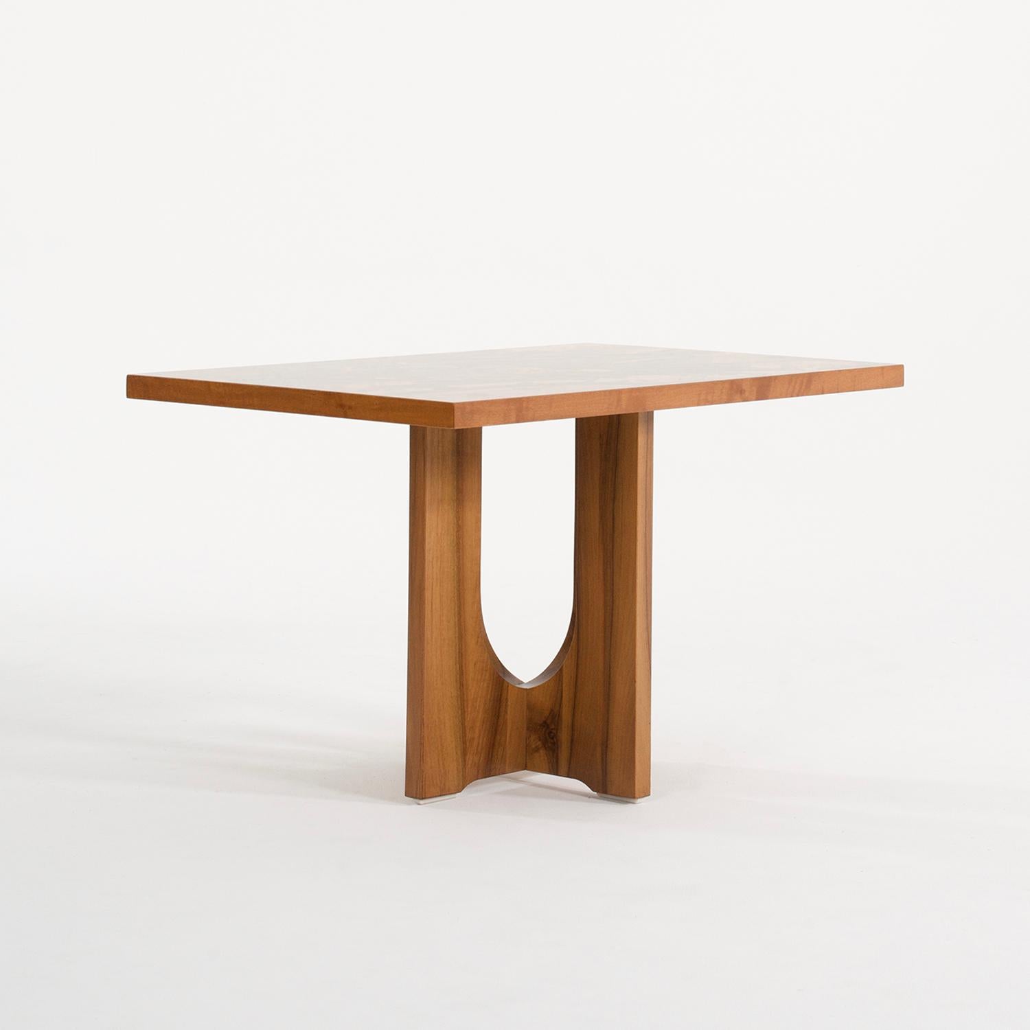 20th Century German Art Deco Maplewood Coffee Table - Vintage Side Table 1