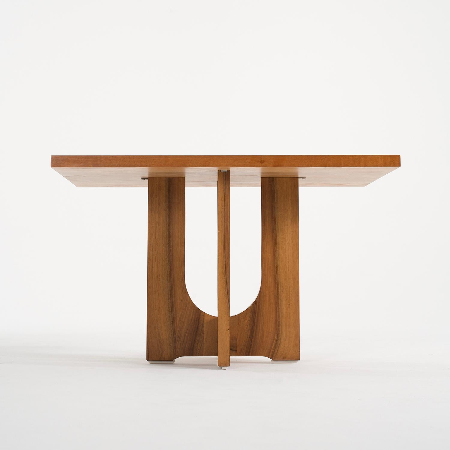 20th Century German Art Deco Maplewood Coffee Table - Vintage Side Table 3