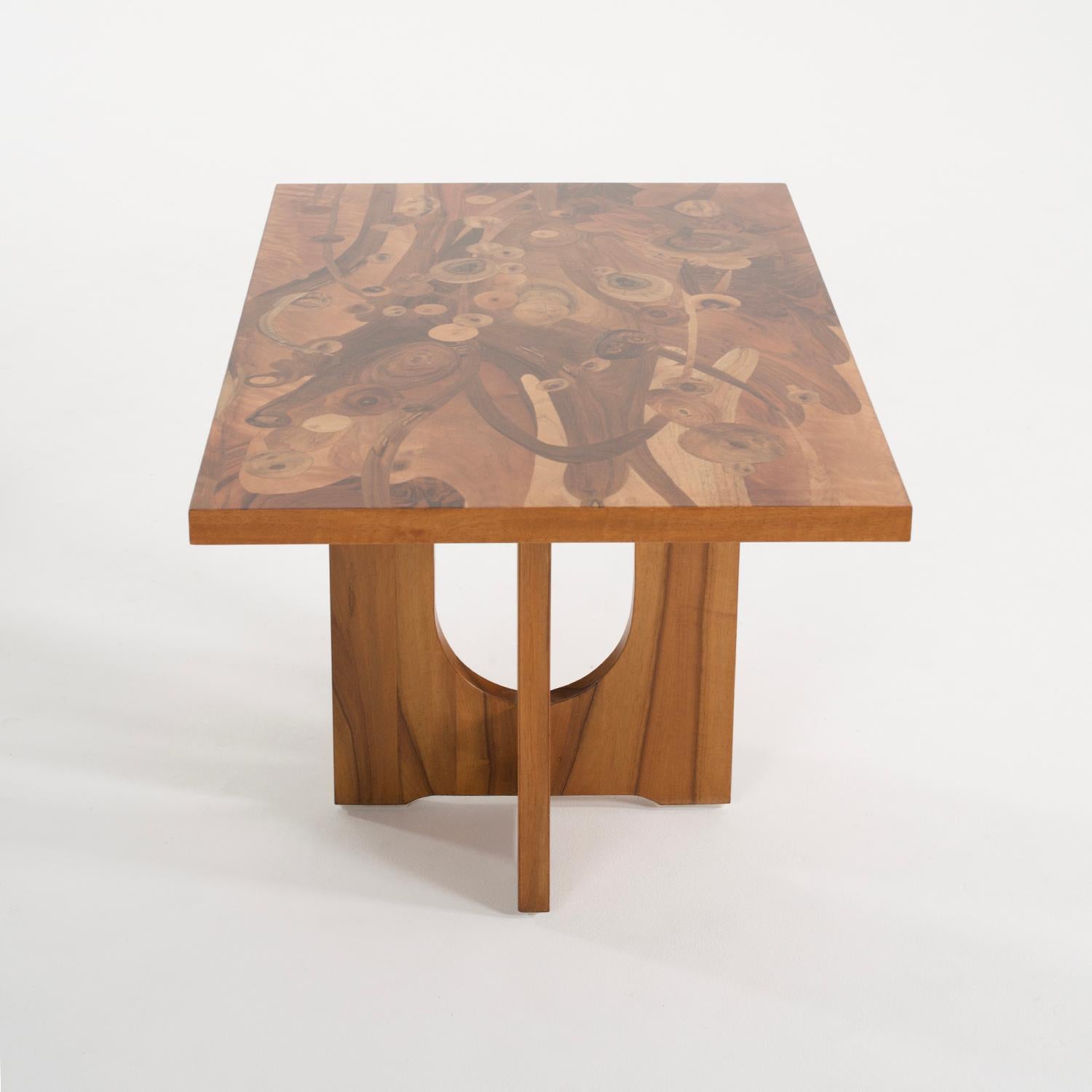 20th Century German Art Deco Maplewood Coffee Table - Vintage Side Table 4