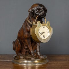 Portaorologio per cane Black Forest tedesco del XX secolo, 1900 ca.