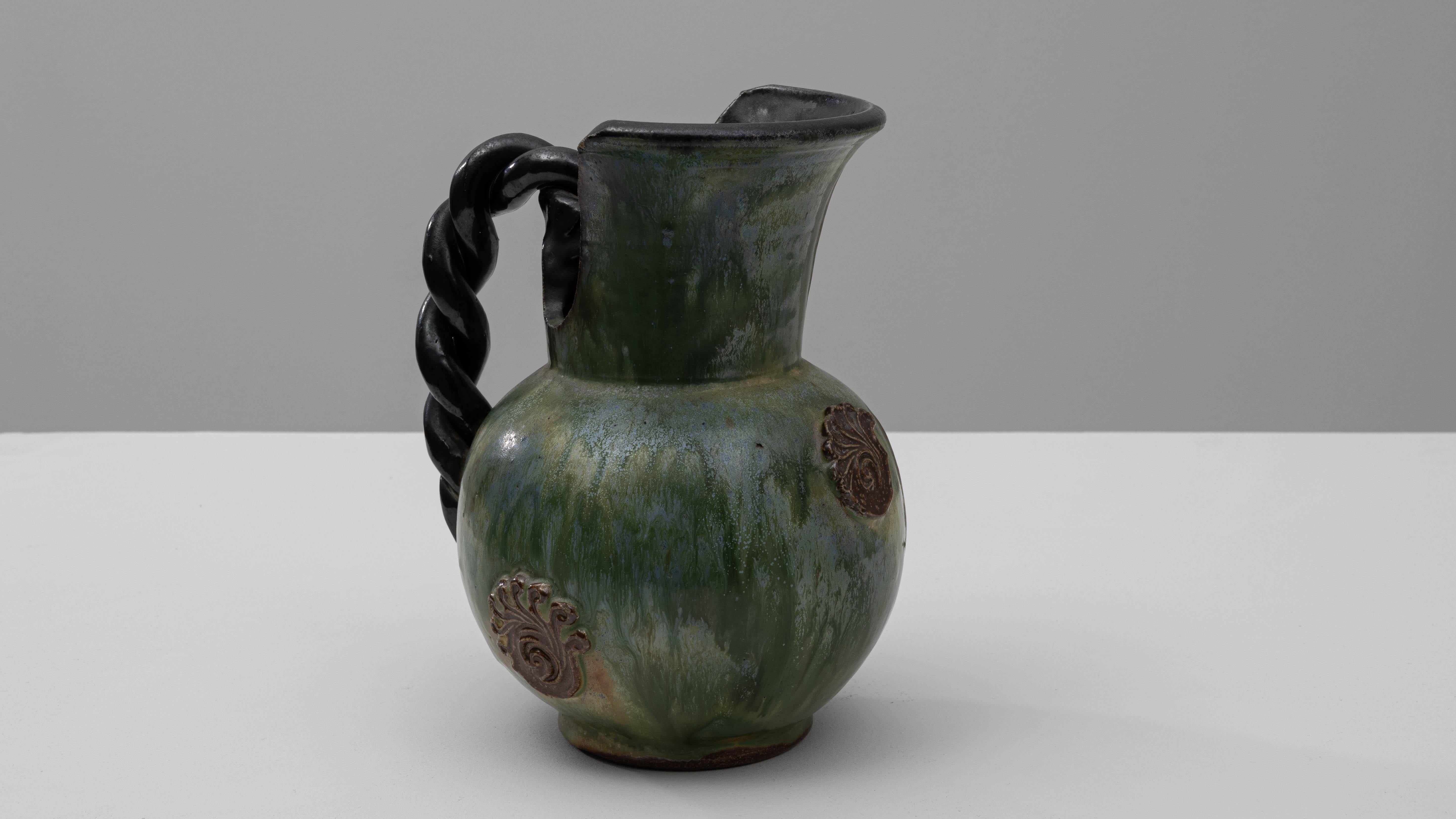 20th Century German Ceramic Pitcher in vendita 4