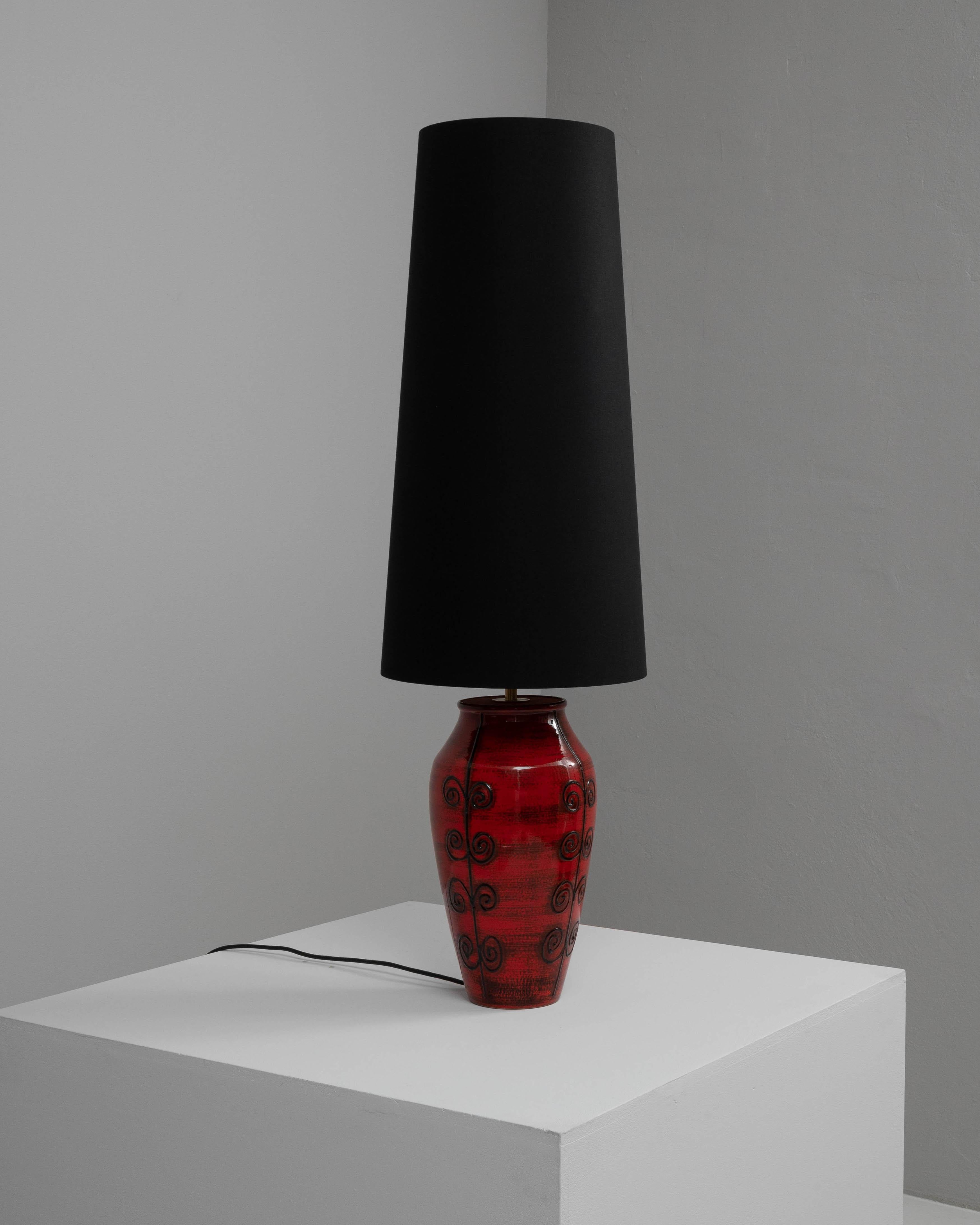 Lampe de table en céramique allemande du 20e siècle en vente 4