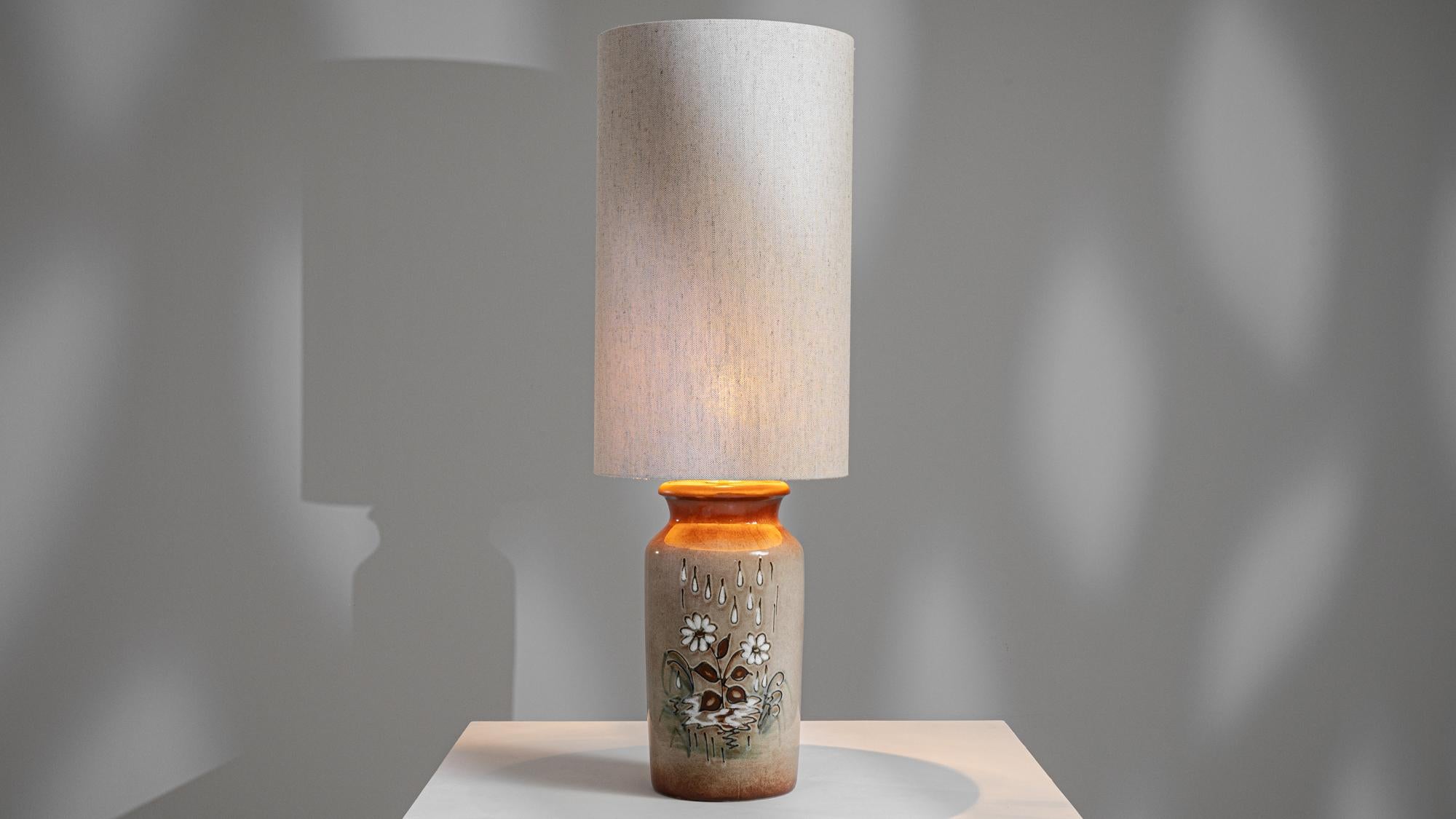 Lampe de table en céramique allemande du 20e siècle en vente 4