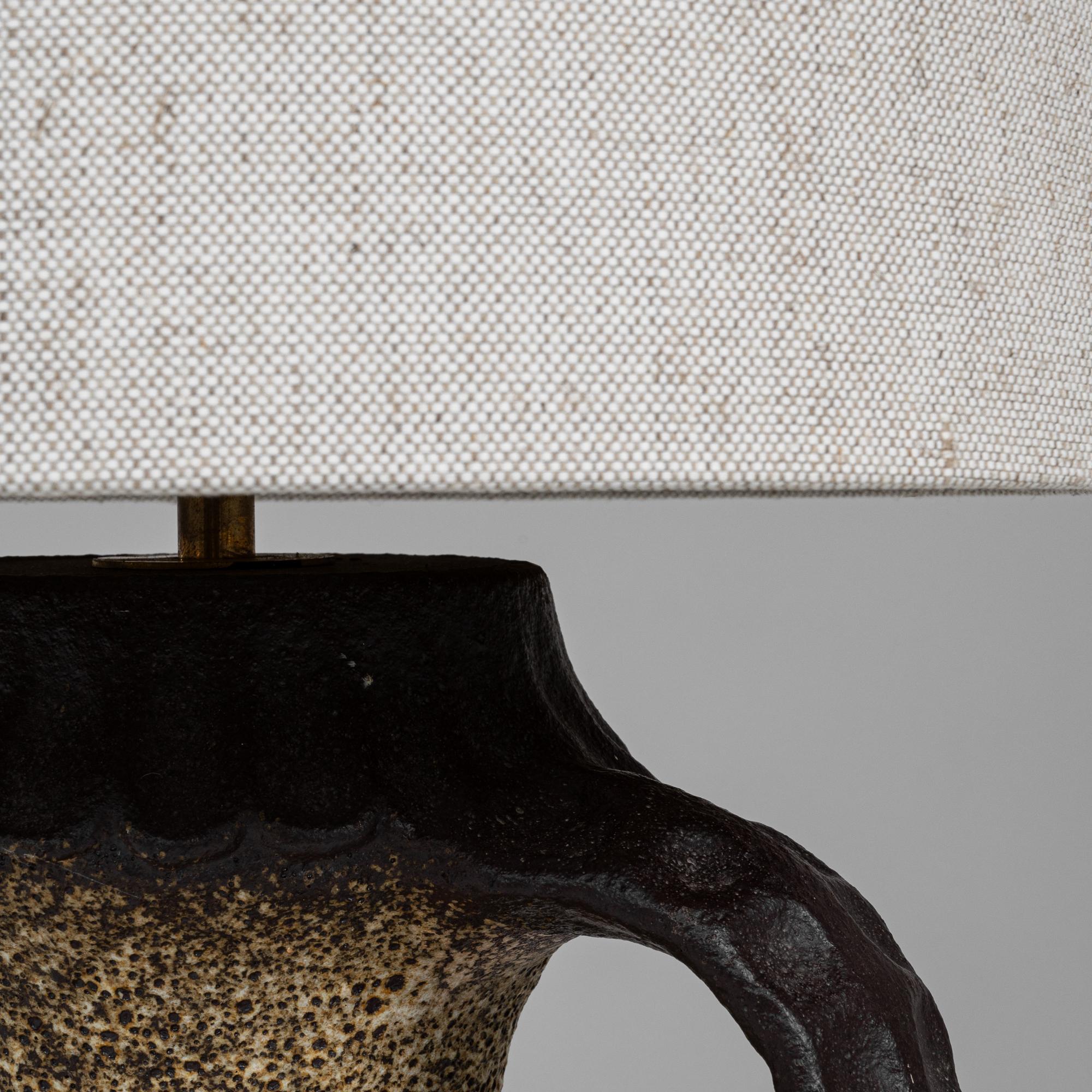Lampe de table en céramique allemande du 20e siècle en vente 4