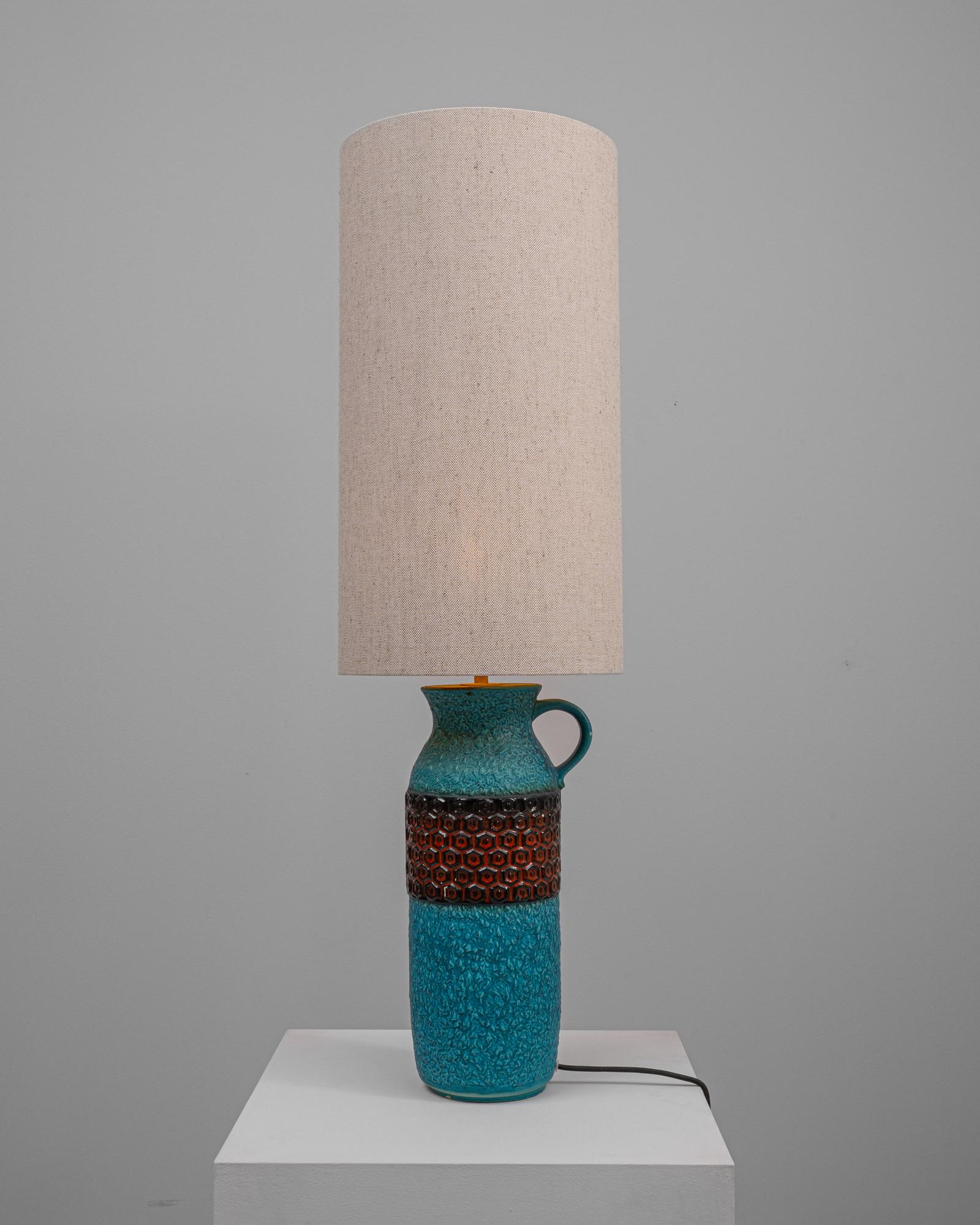 20th Century German Ceramic Table Lamp For Sale 8
