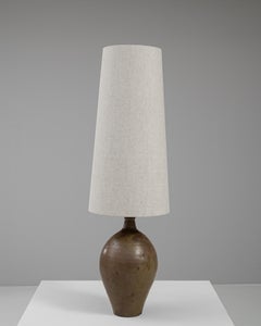 Lampada da tavolo in ceramica tedesca del XX secolo