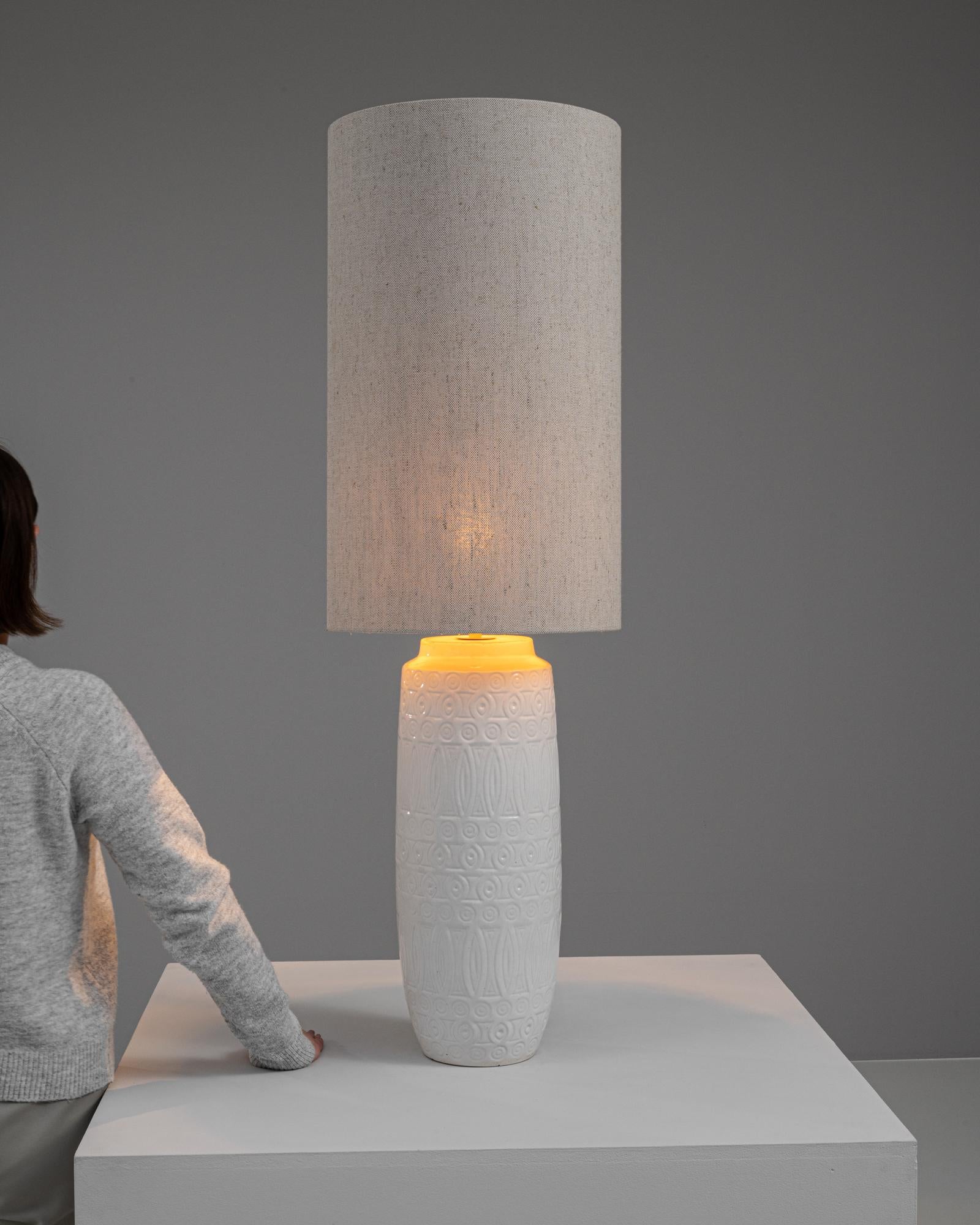 Allemand Lampe de table en céramique allemande du 20e siècle en vente