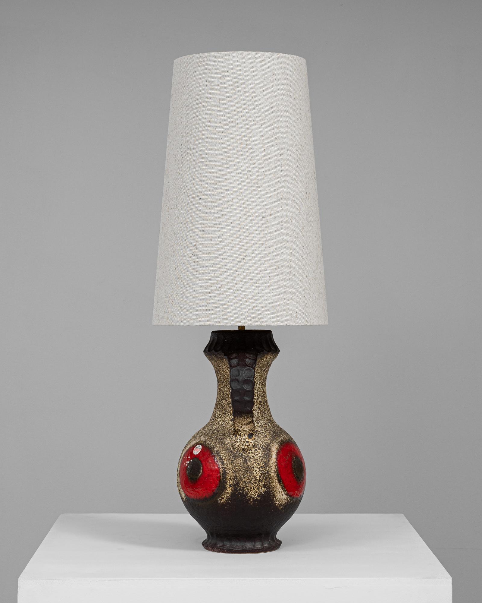 Allemand Lampe de table en céramique allemande du 20e siècle en vente
