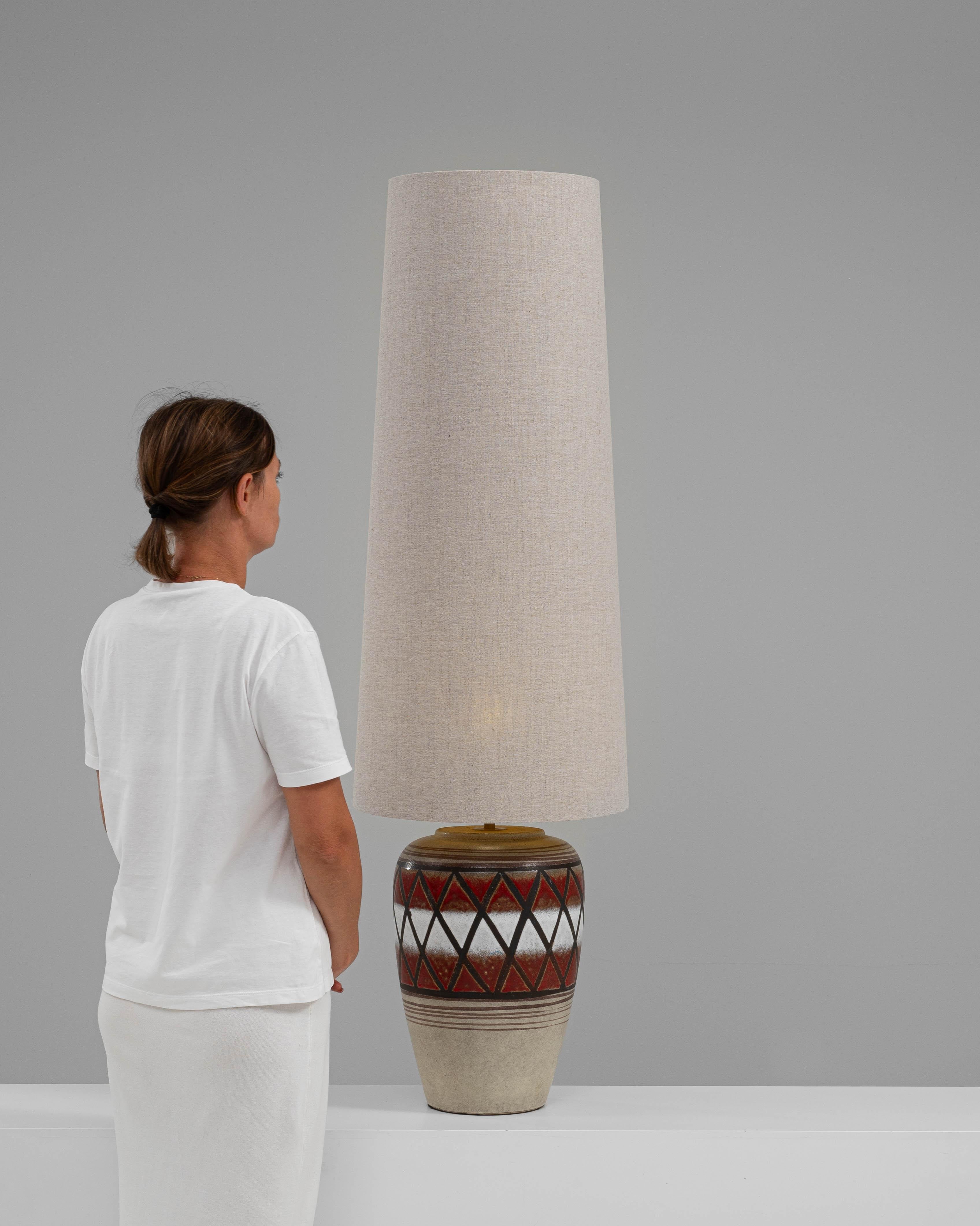 Lámpara de mesa de cerámica alemana del siglo XX Alemán en venta