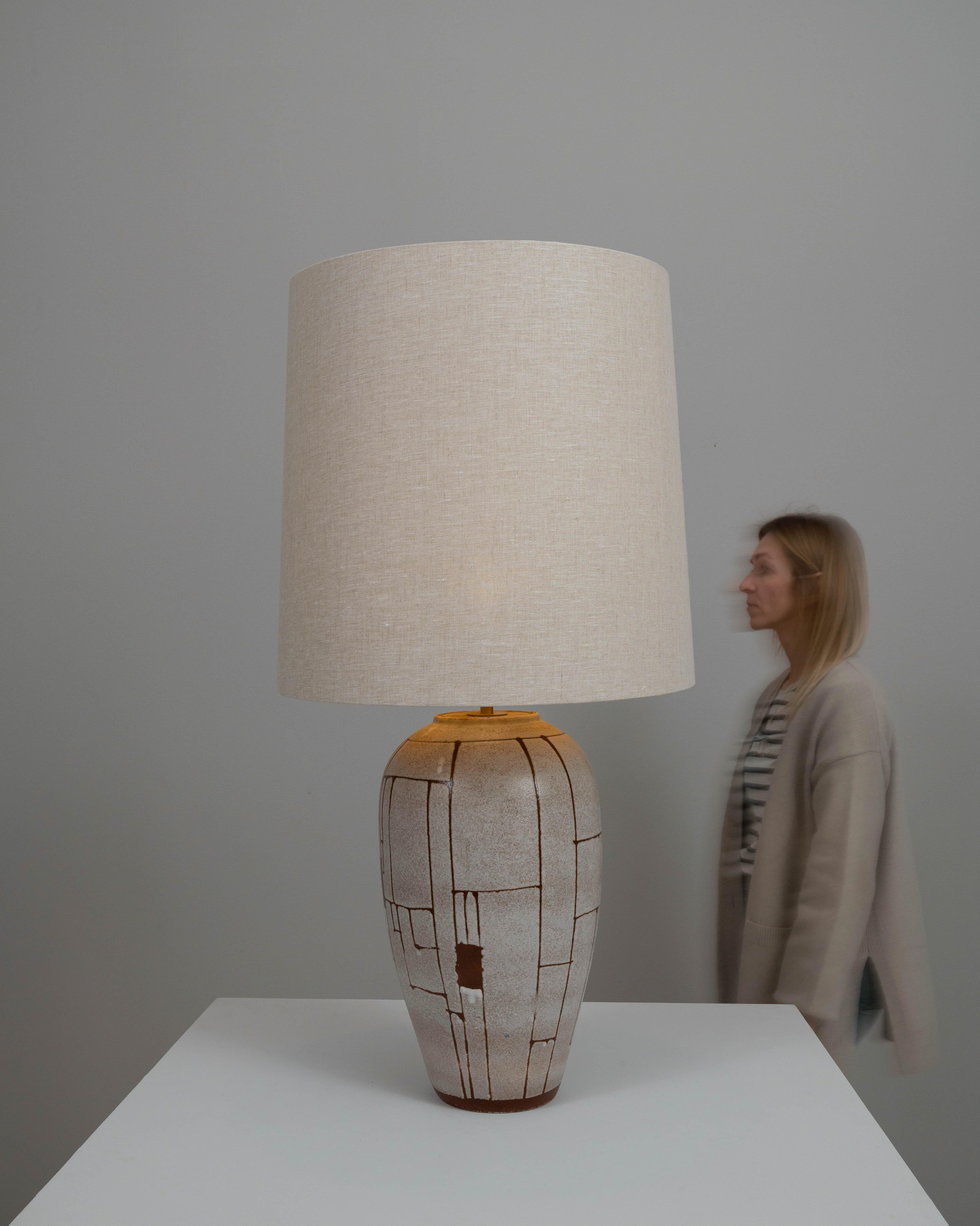 20th Century German Ceramic Table Lamp For Sale 1