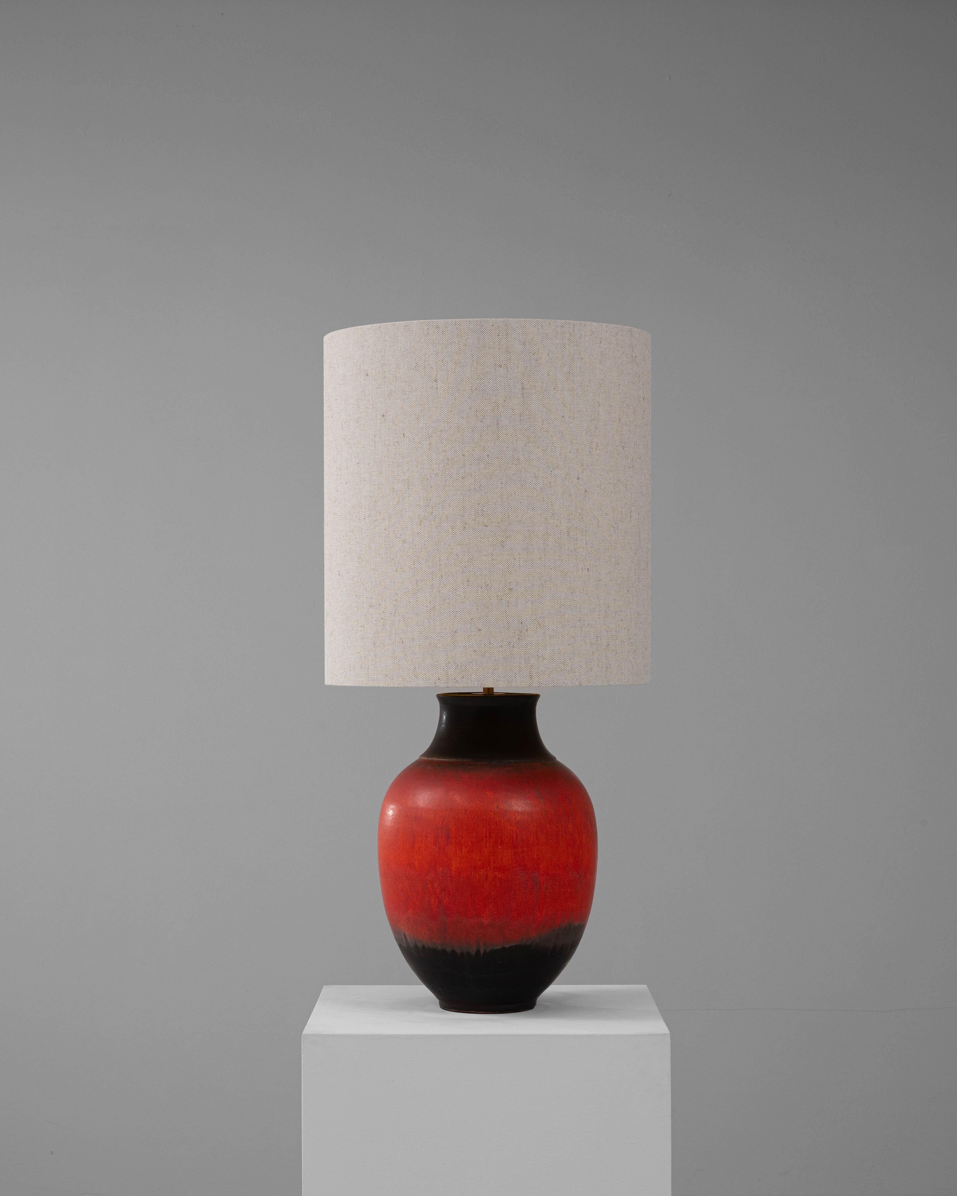 20ième siècle Lampe de table en céramique allemande du 20e siècle en vente