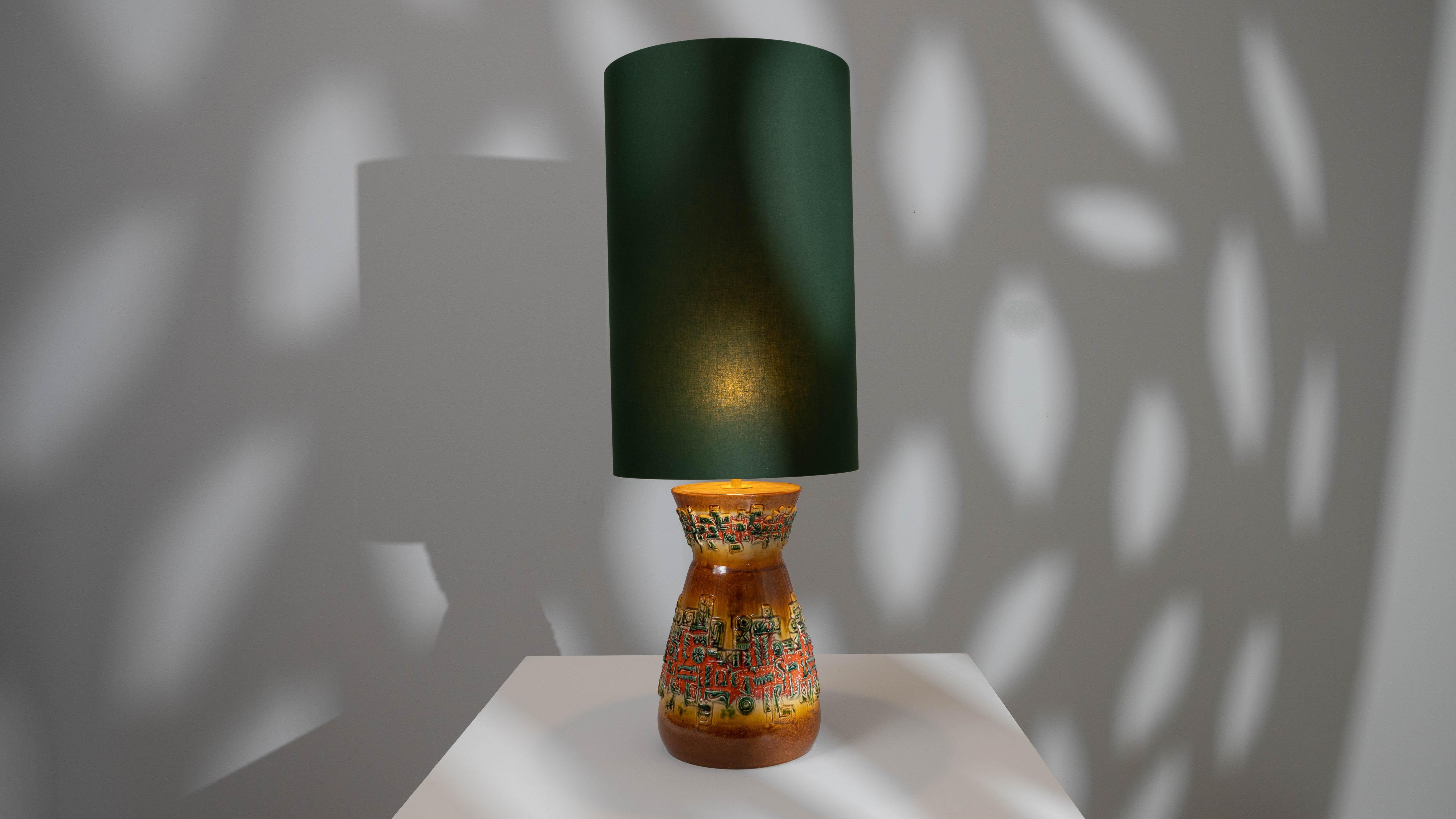 20th Century German Ceramic Table Lamp 3
